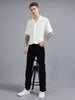 Men Corduroy Trousers-Black