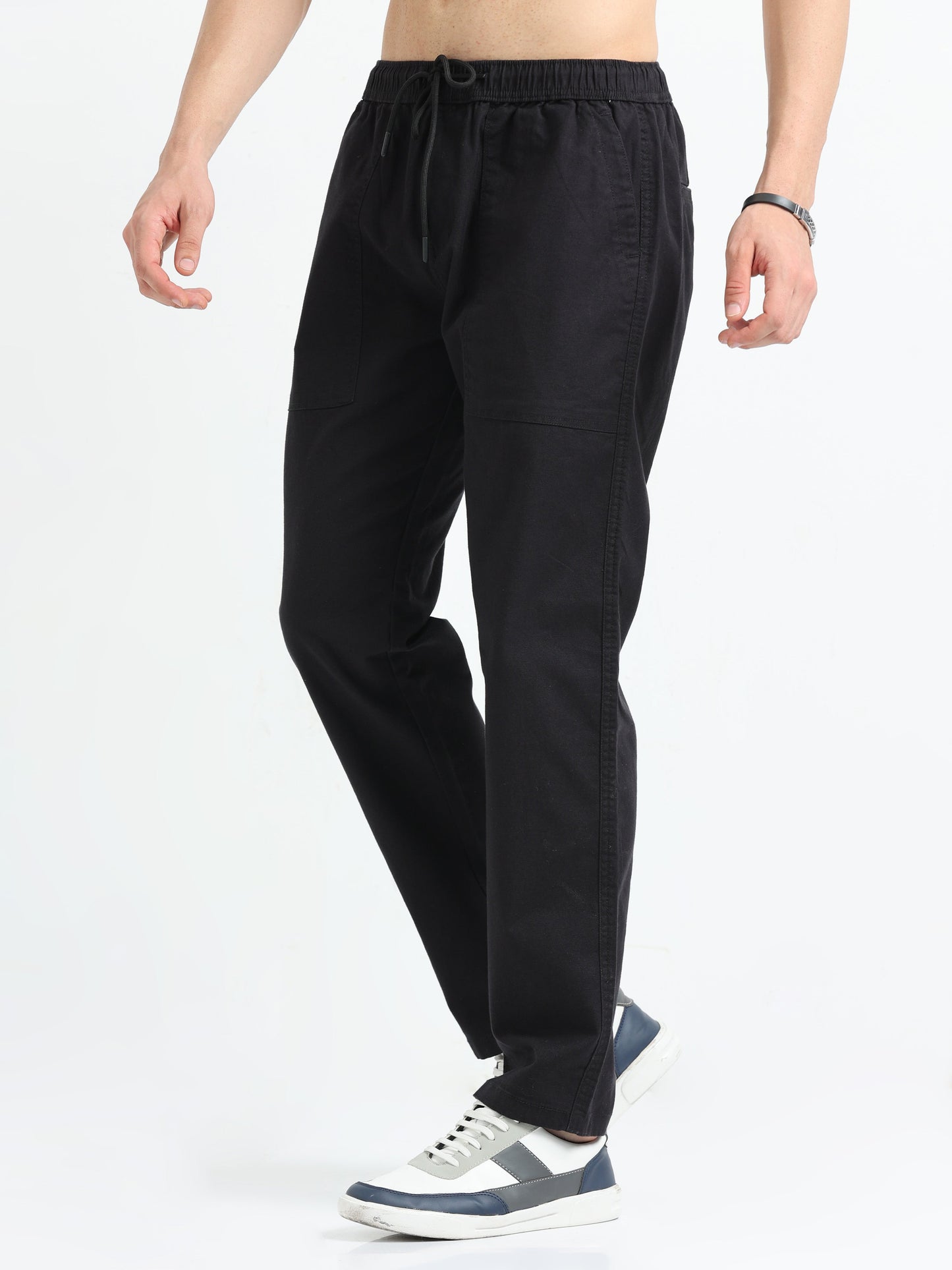 Men Corn Airport Jogger-Black