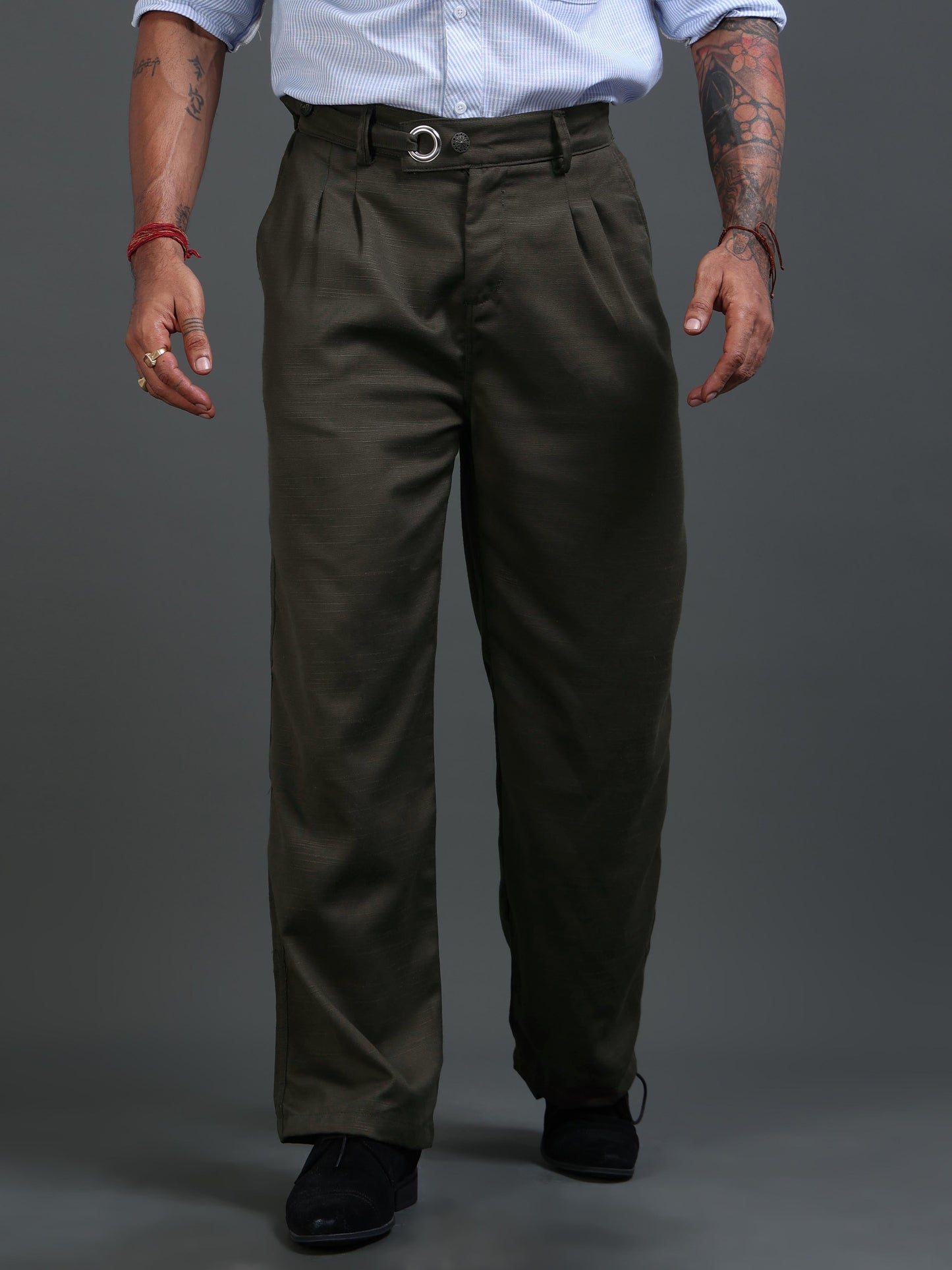 Riviera Relaxed Trouser In Brown