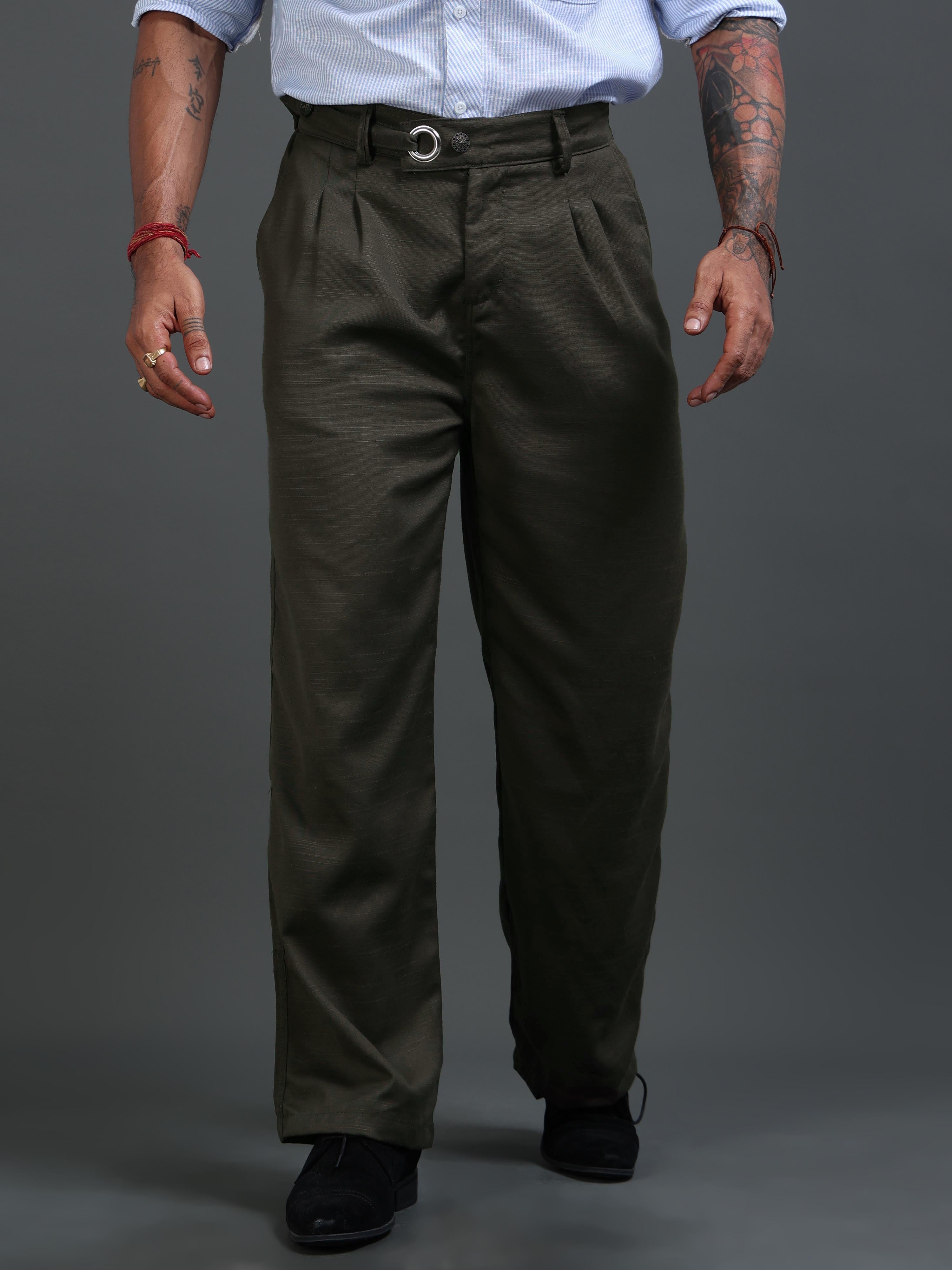 Riviera Relaxed Trouser In Brown