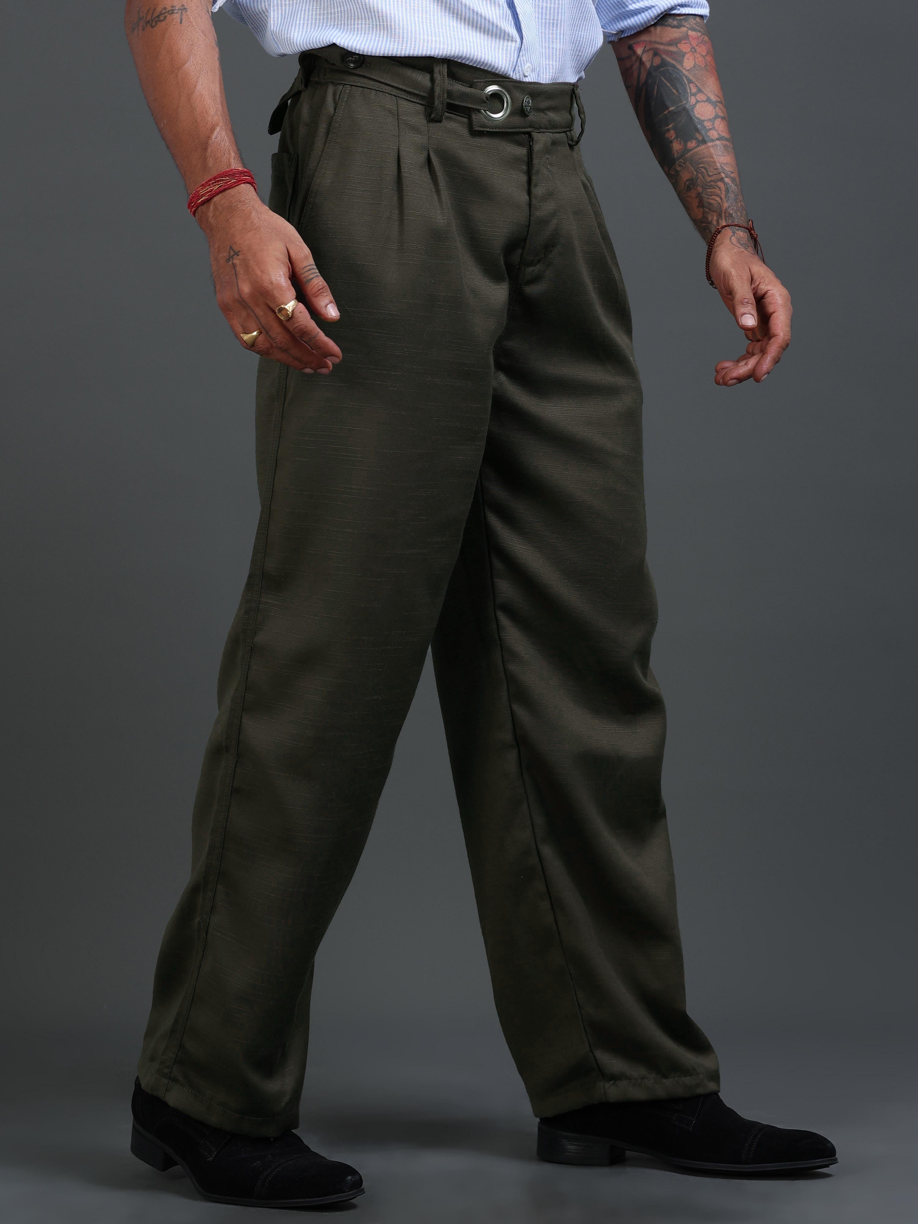 Riviera Relaxed Trouser In Brown