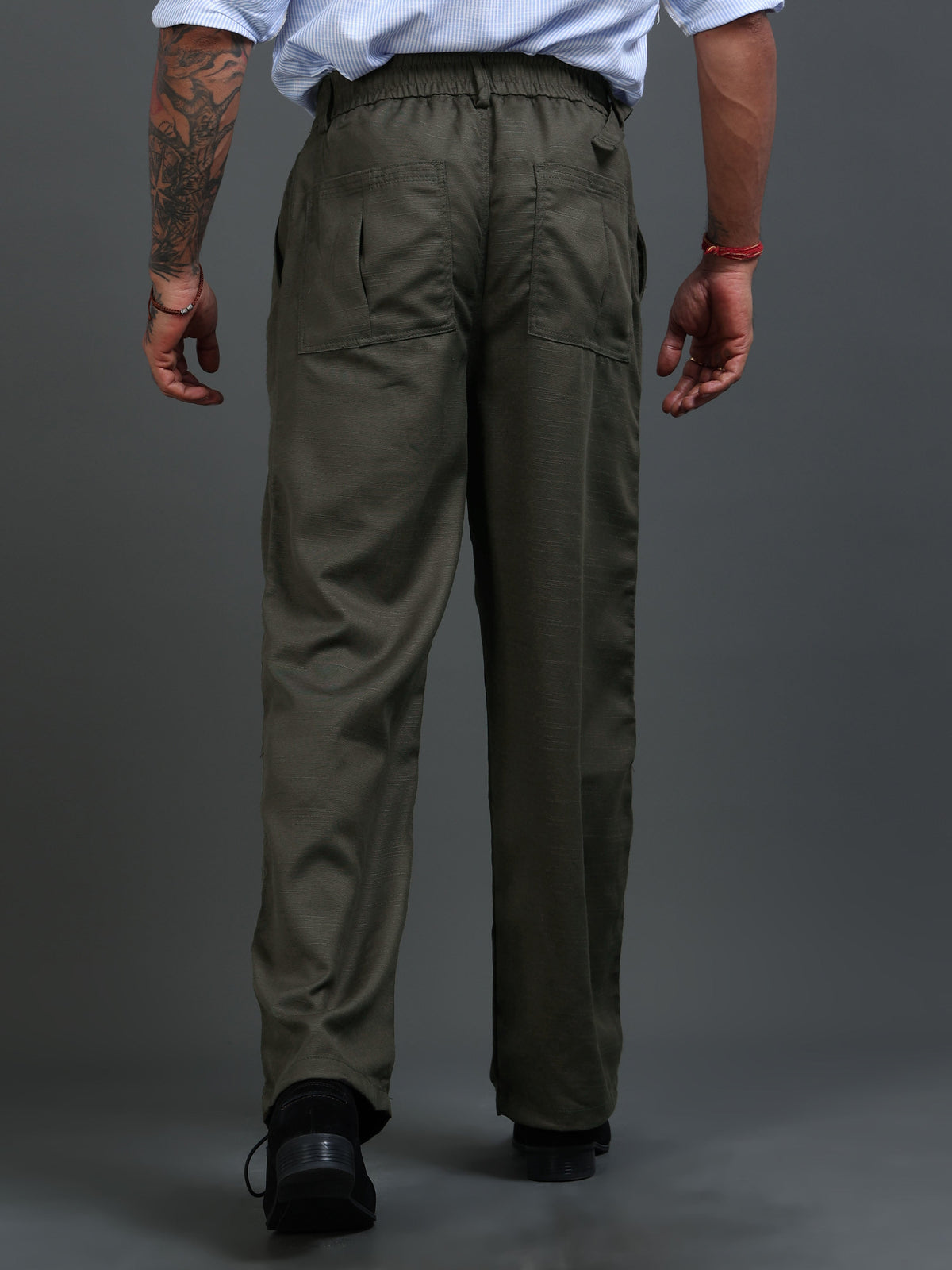Riviera Relaxed Trouser In Brown