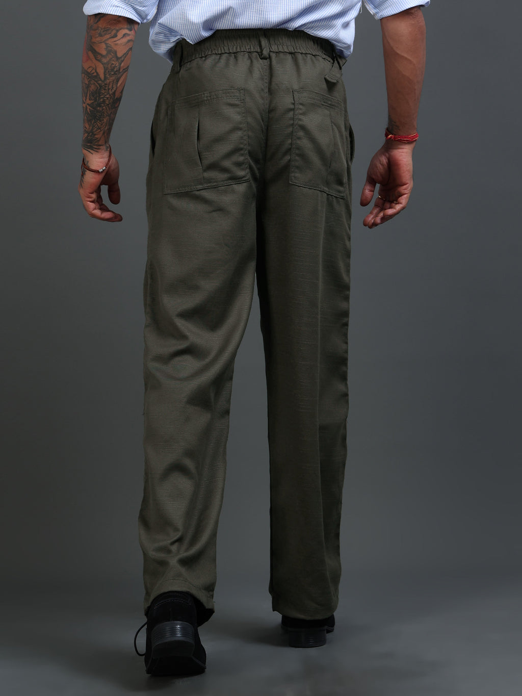Riviera Relaxed Trouser In Brown