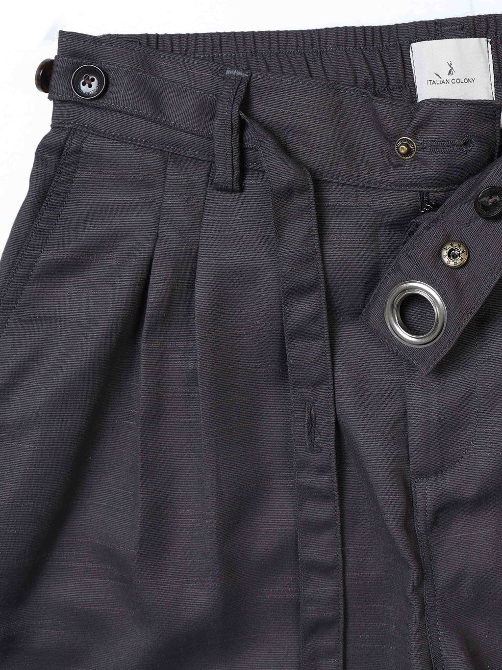 Riviera Relaxed Trouser In Dark Grey