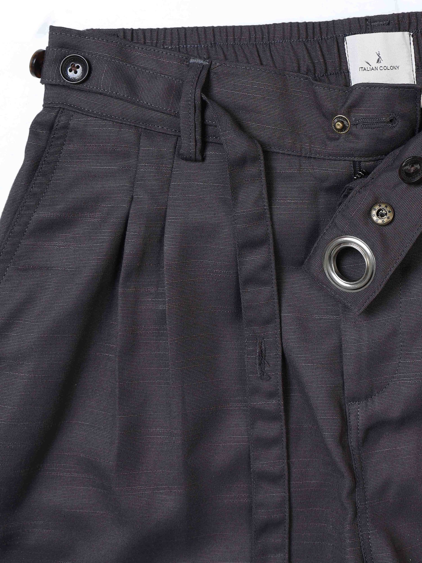 Riviera Relaxed Trouser In Dark Grey