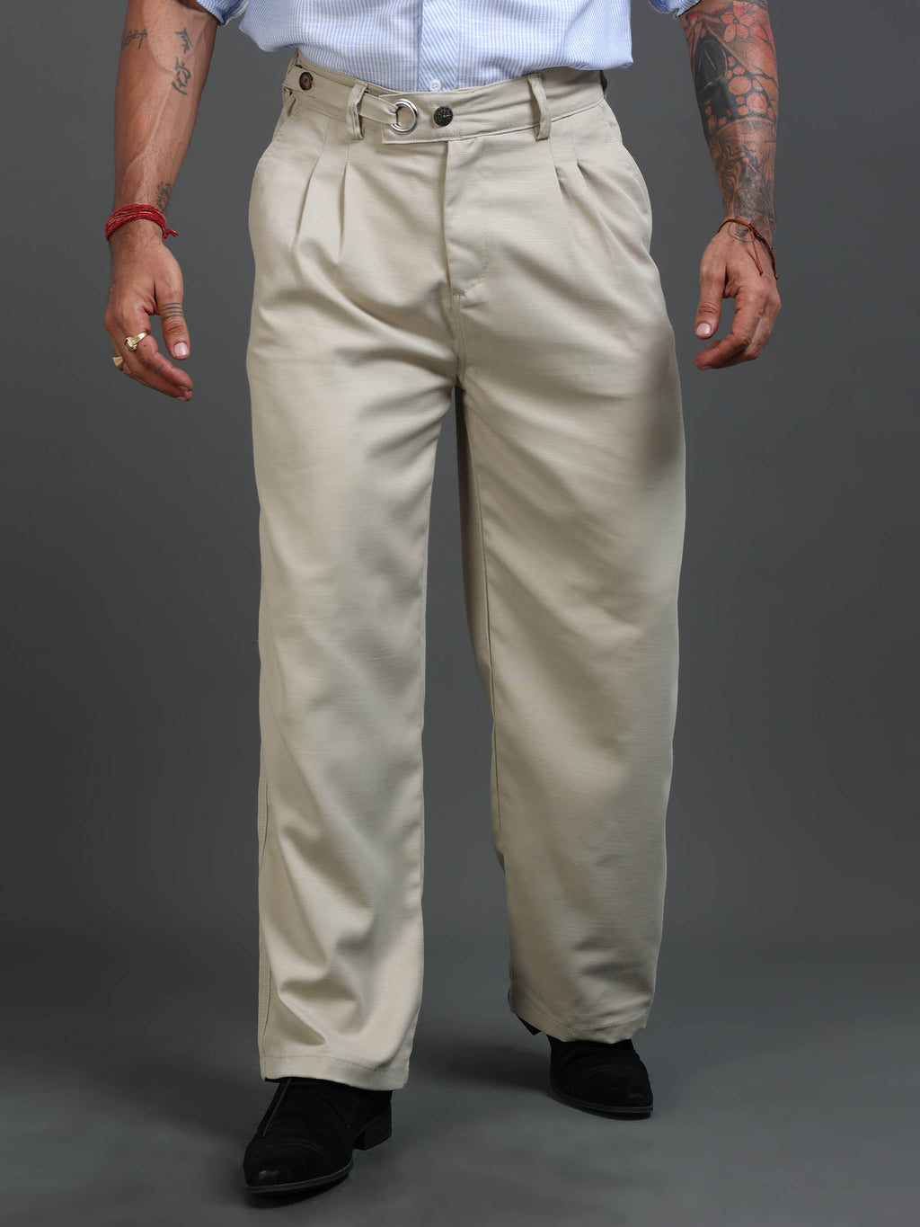 Riviera Relaxed Trouser In Beige