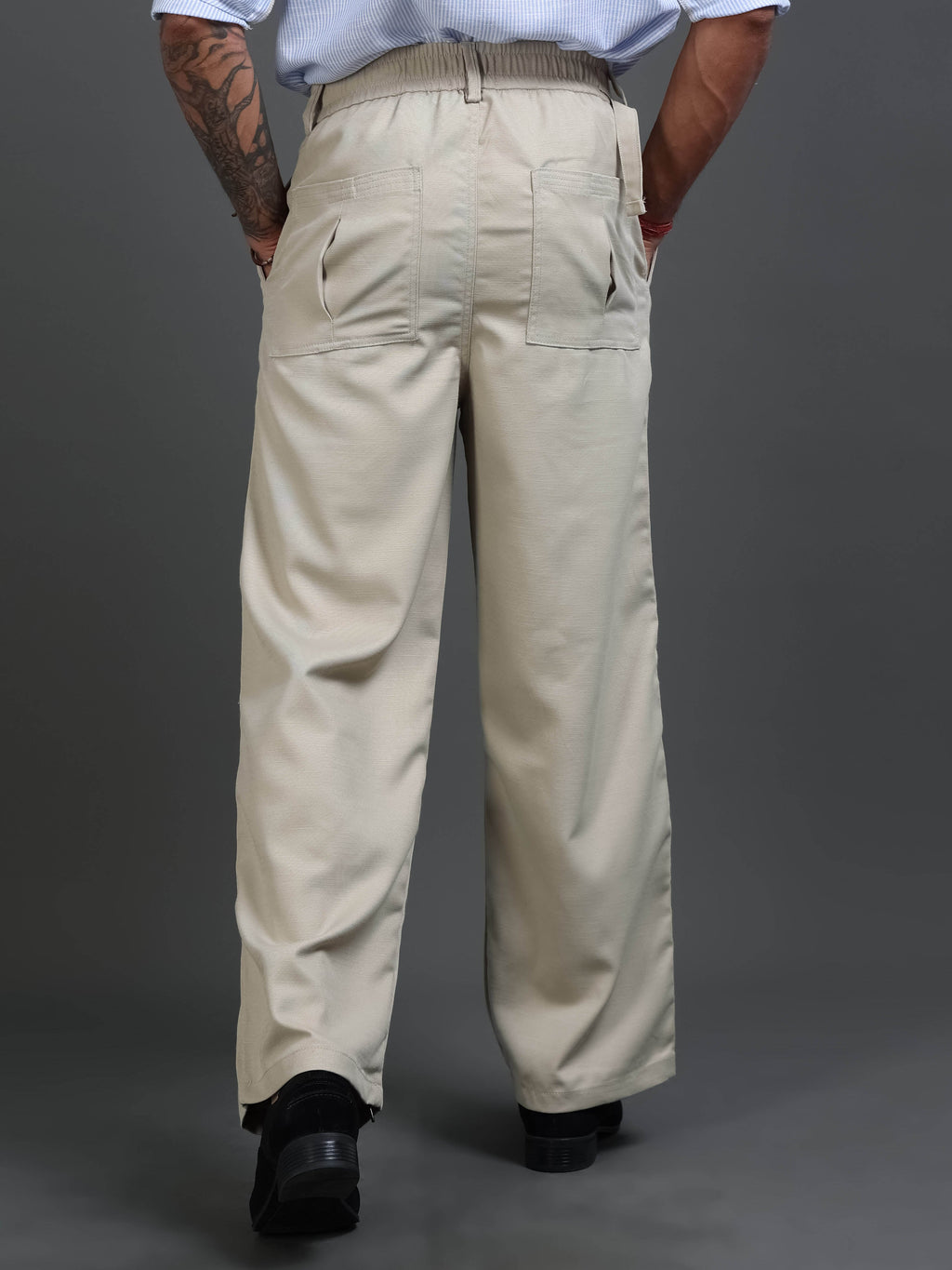 Riviera Relaxed Trouser In Beige