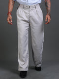 Riviera Relaxed Trouser In Light Grey