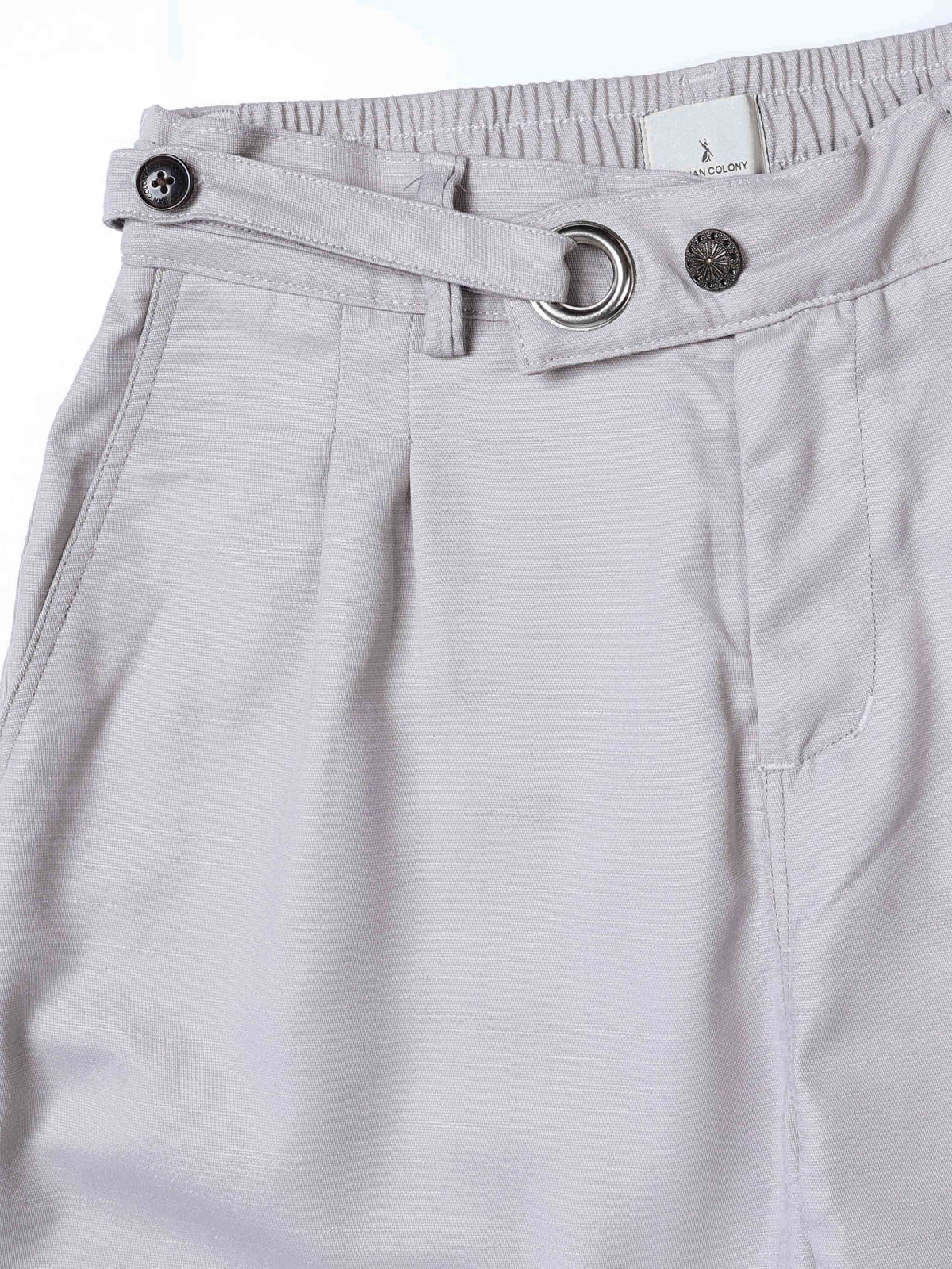 Riviera Relaxed Trouser In Light Grey