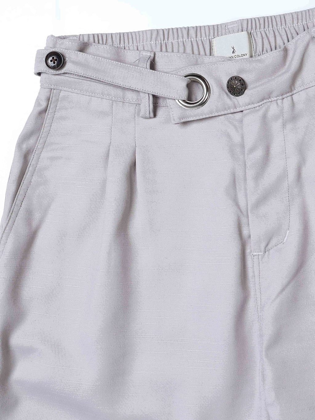 Riviera Relaxed Trouser In Light Grey