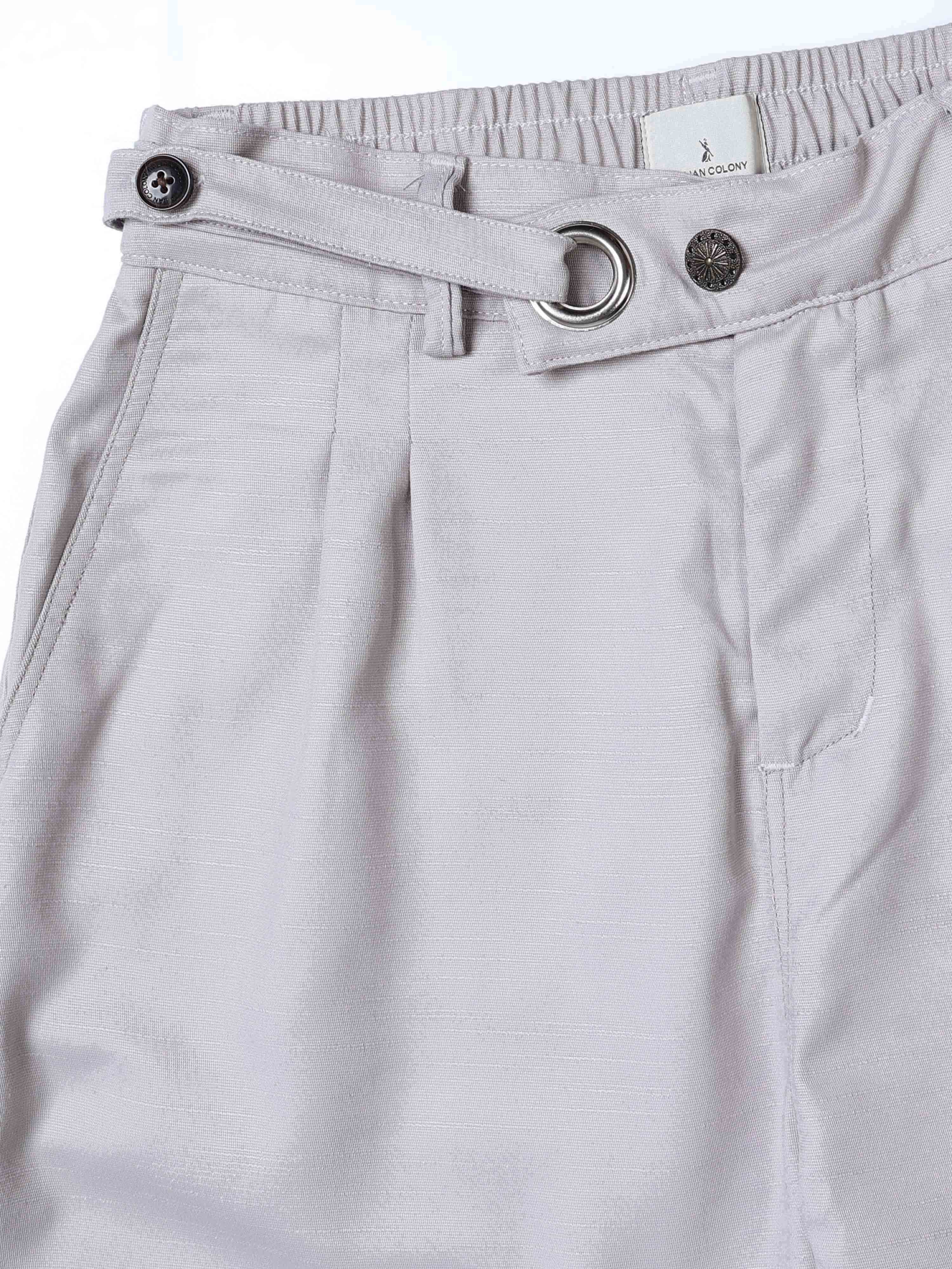 Riviera Relaxed Trouser In Light Grey