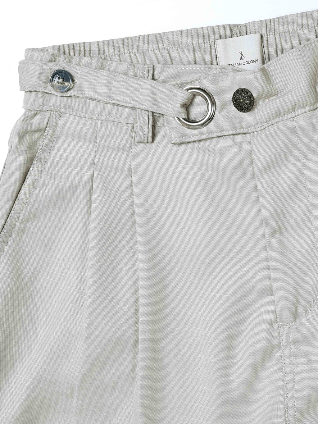 Riviera Relaxed Trouser In Stone Grey