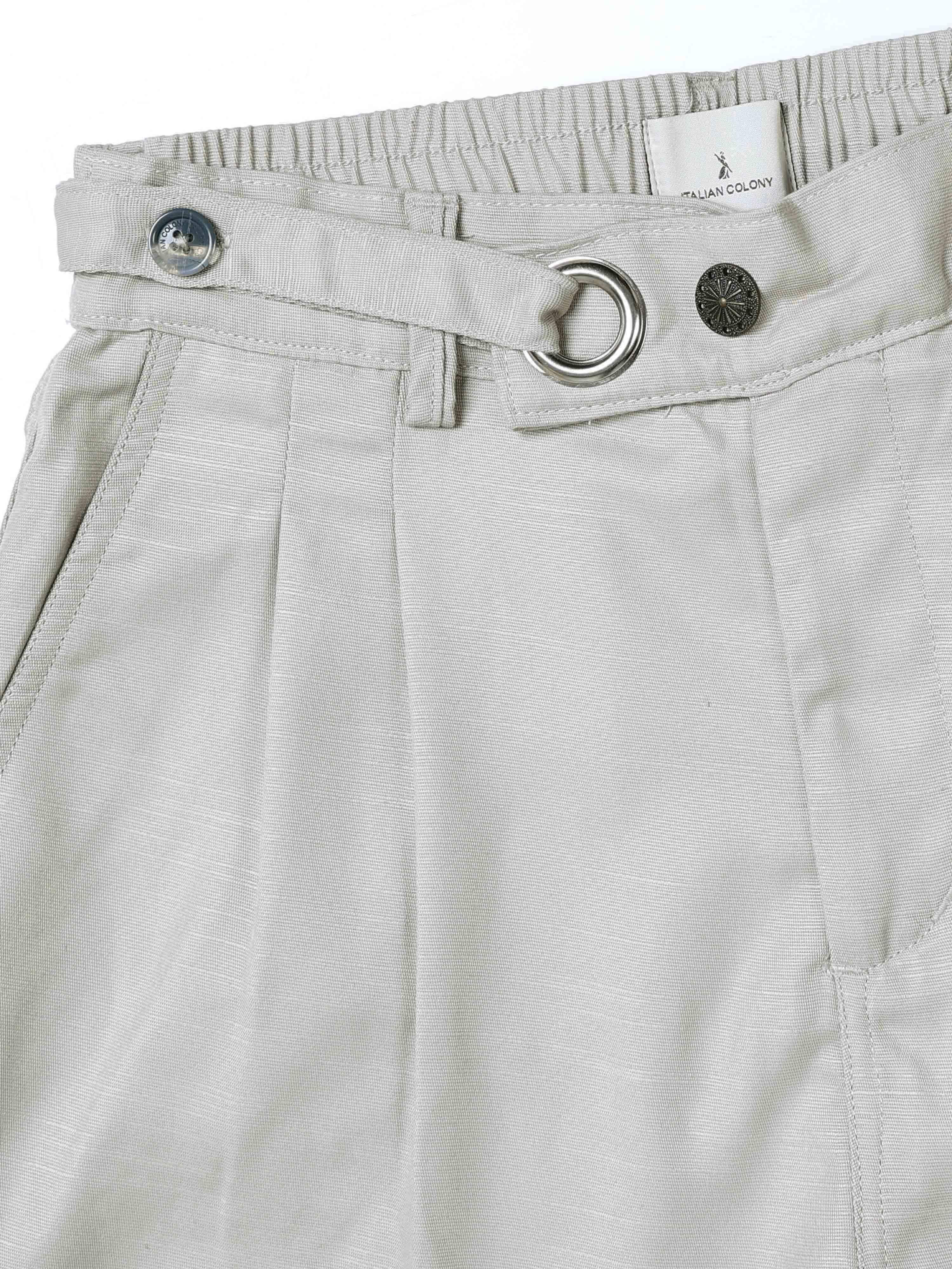 Riviera Relaxed Trouser In Stone Grey