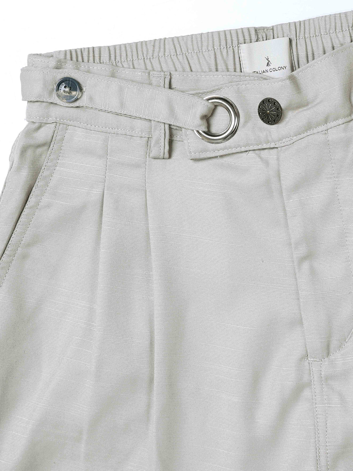 Riviera Relaxed Trouser In Stone Grey