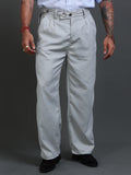 Riviera Relaxed Trouser In Silver Grey
