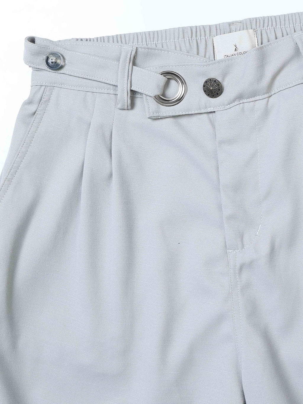 Riviera Relaxed Trouser In Silver Grey
