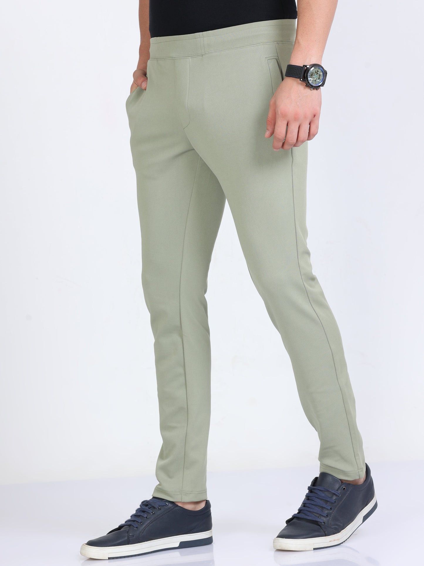 Men Fern Stretchy Peanut Joggers