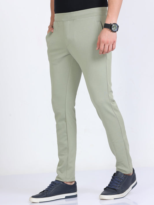 Men Fern Stretchy Peanut Joggers