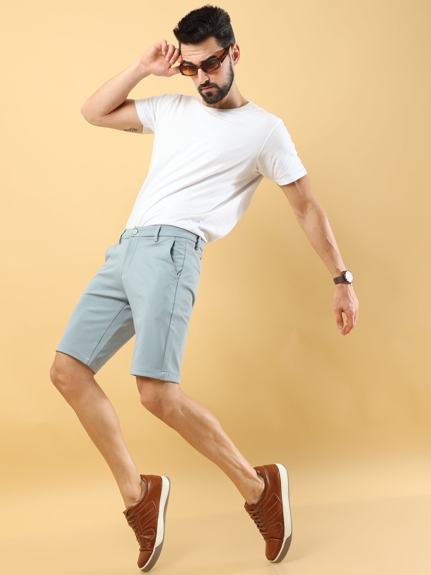 Power Stretch Ocean Blue Shorts