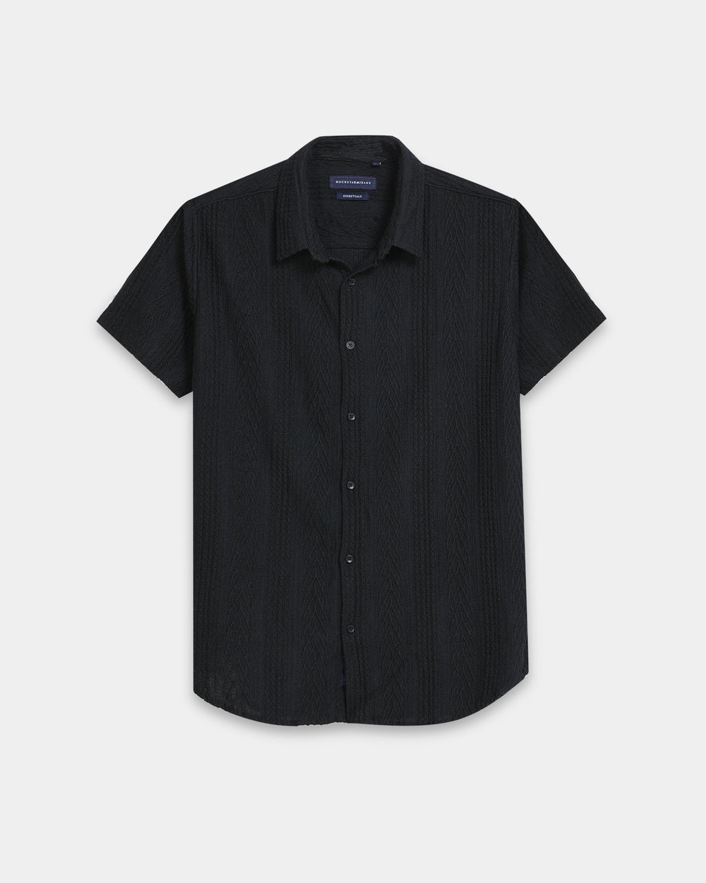 WAVE Black Knit Shirt
