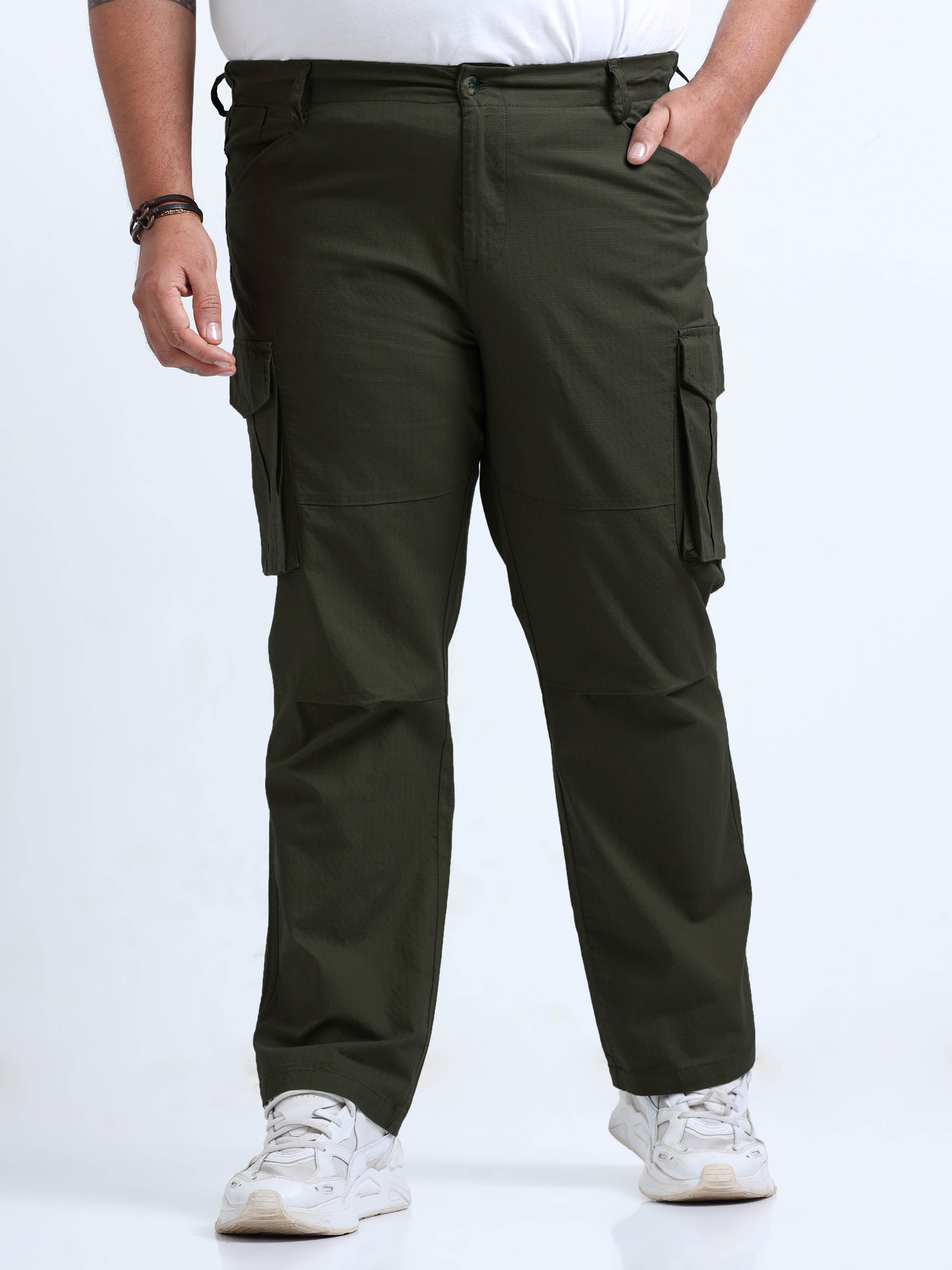 Men Big Boy Ribstop Cargo-Olive