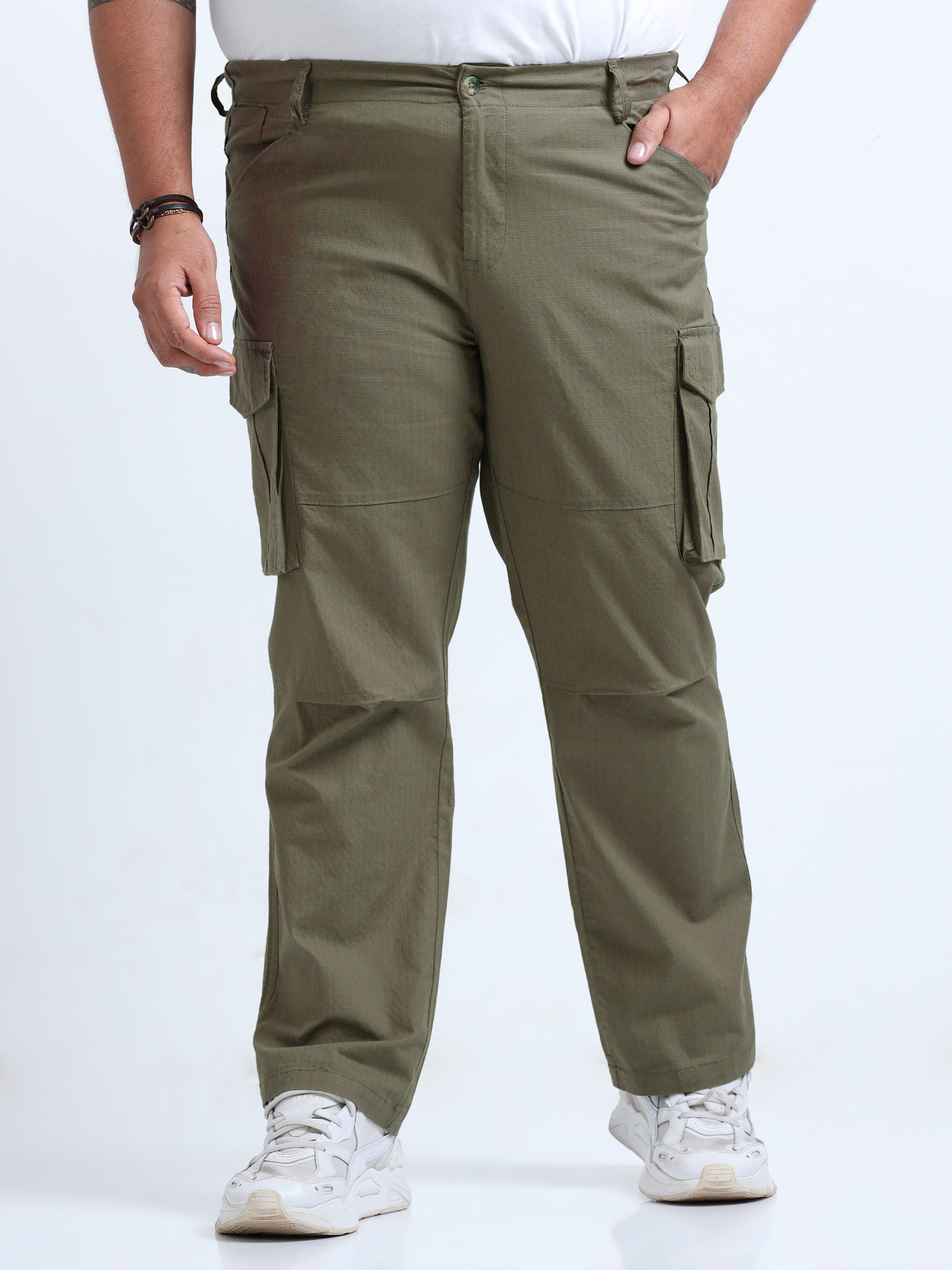 Men Big Boy Ribstop Cargo-Lt Olive