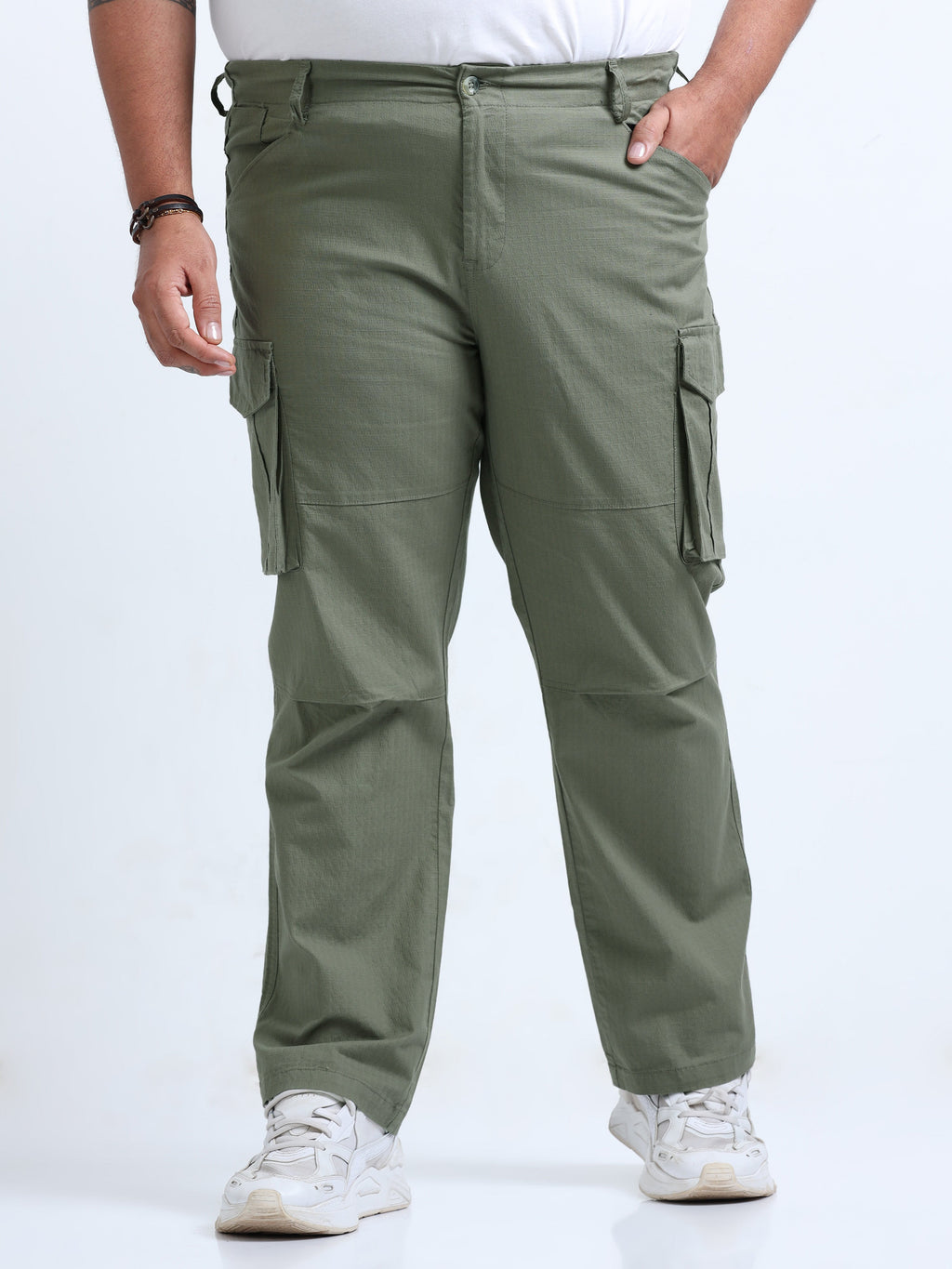 Men Big Boy Ribstop Cargo-Green