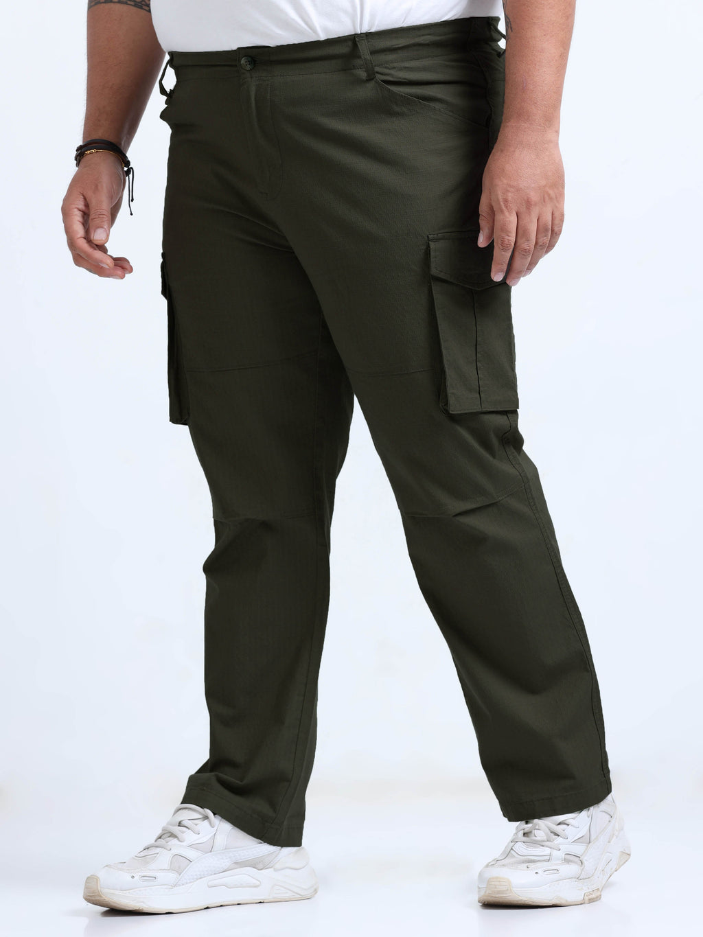Men Big Boy Ribstop Cargo-Olive