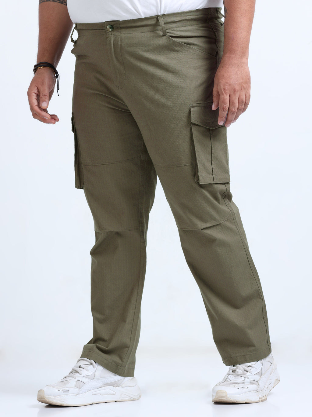 Men Big Boy Ribstop Cargo-Lt Olive