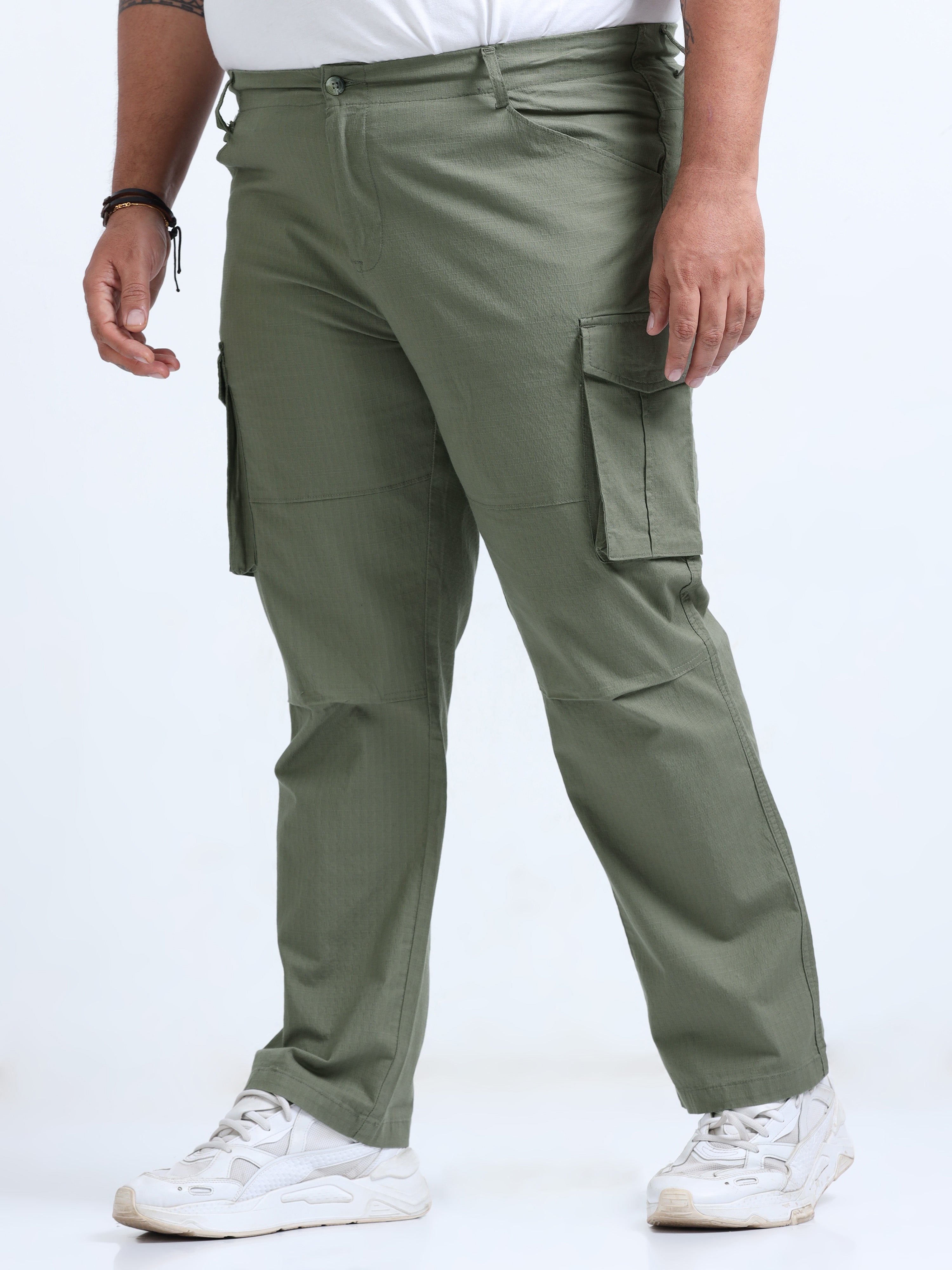 Men Big Boy Ribstop Cargo-Green