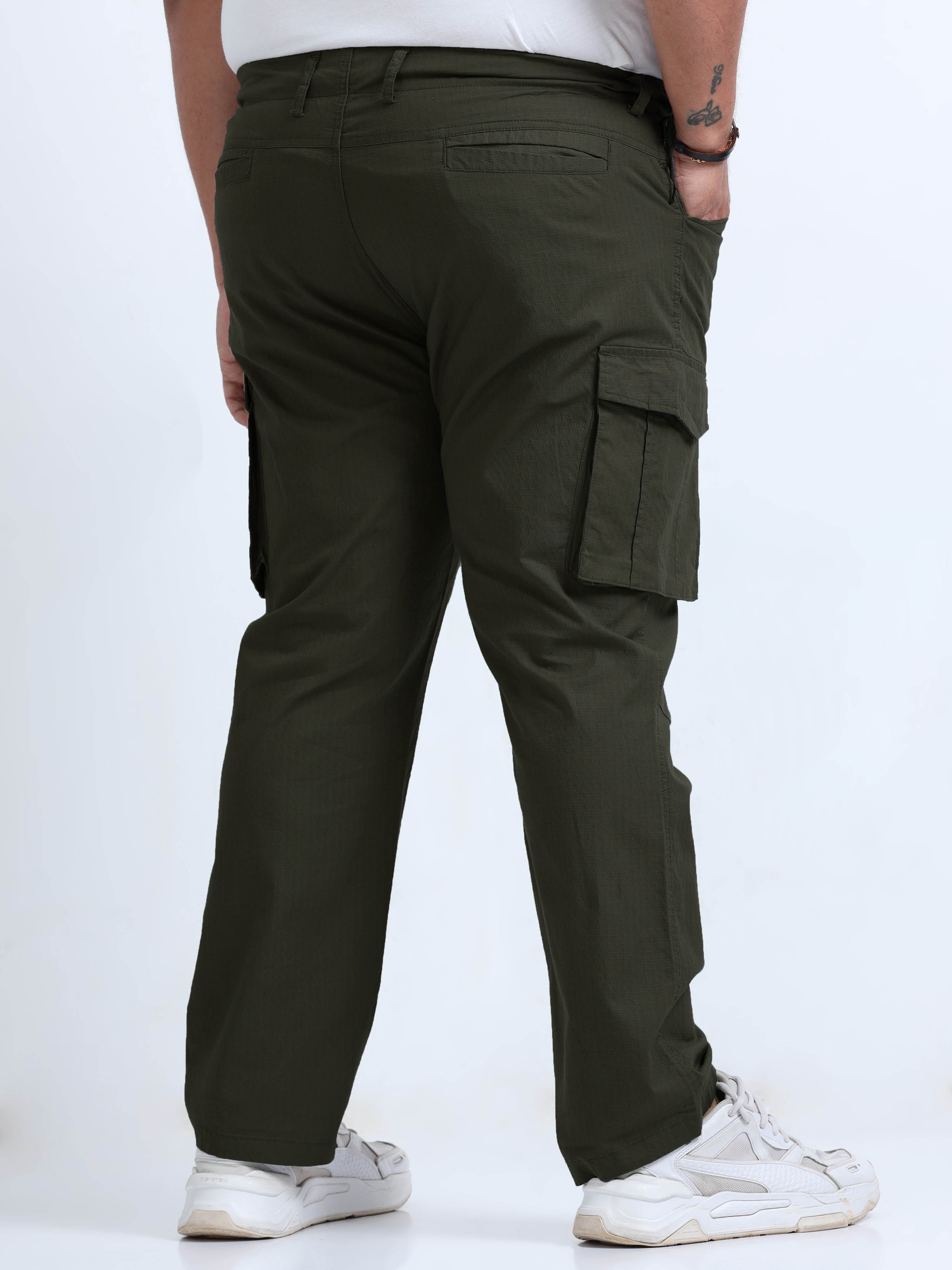 Men Big Boy Ribstop Cargo-Olive