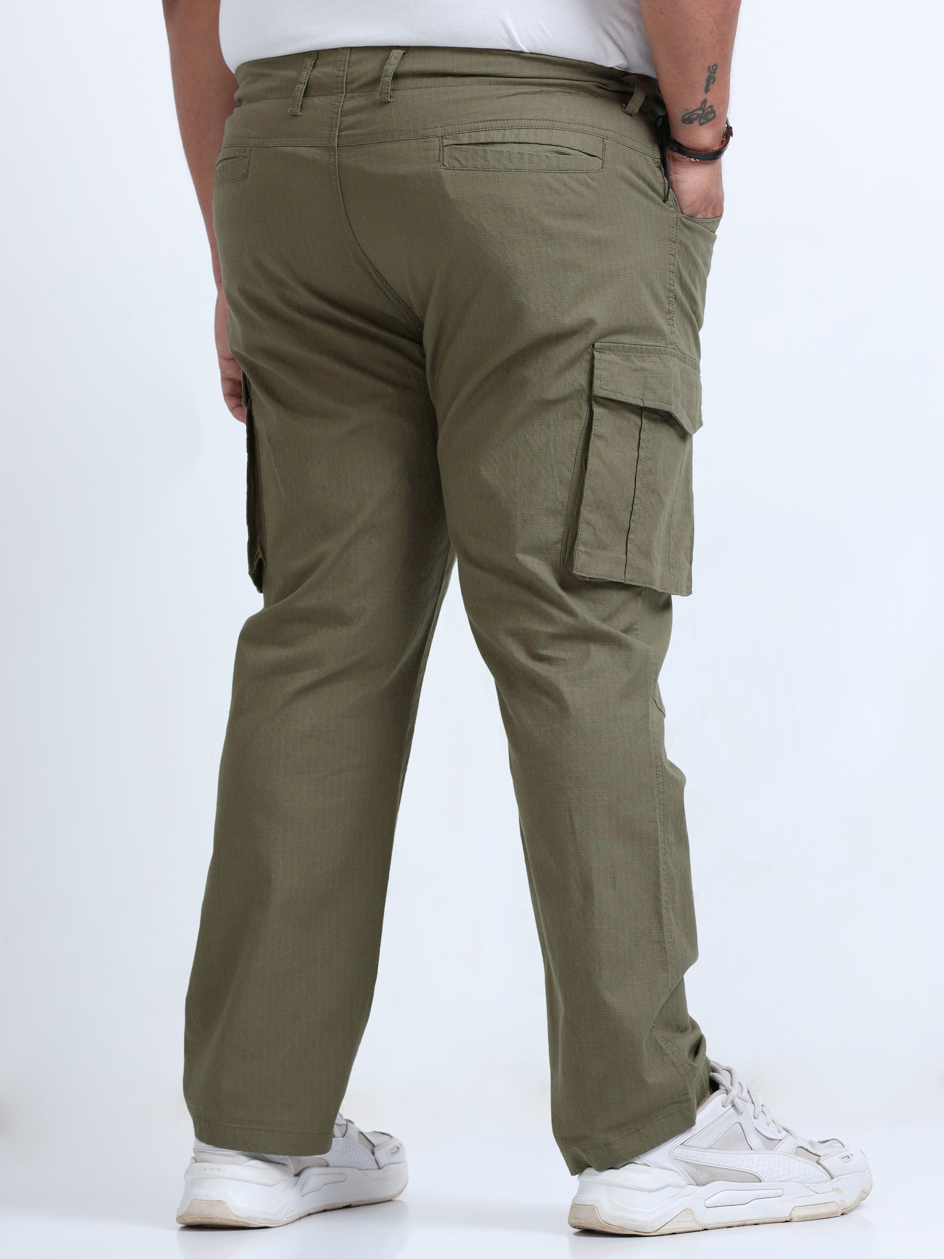 Men Big Boy Ribstop Cargo-Lt Olive