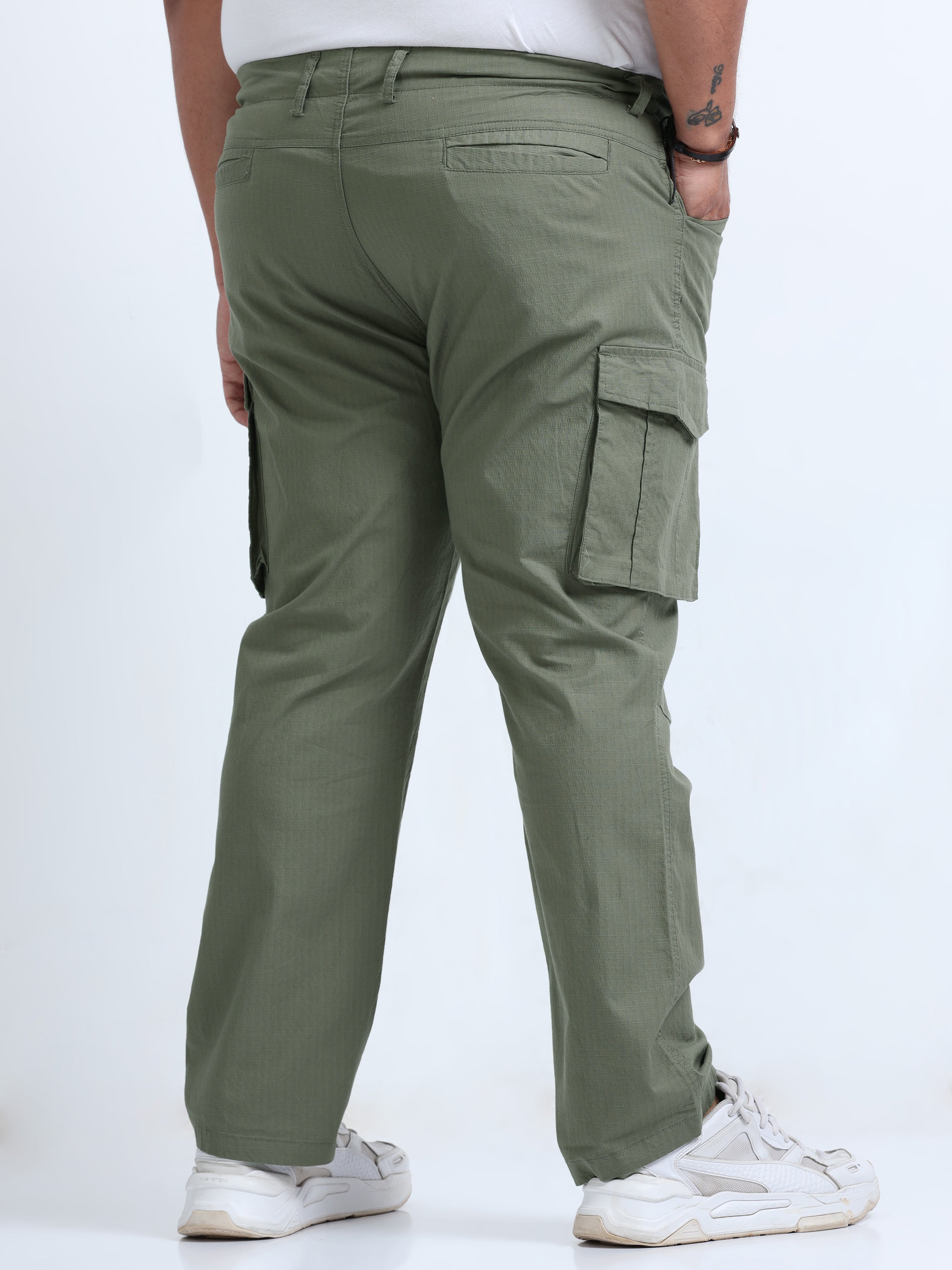 Men Big Boy Ribstop Cargo-Green