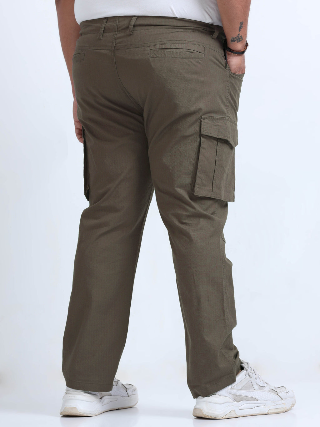 Men Big Boy Ribstop Cargo-Brown