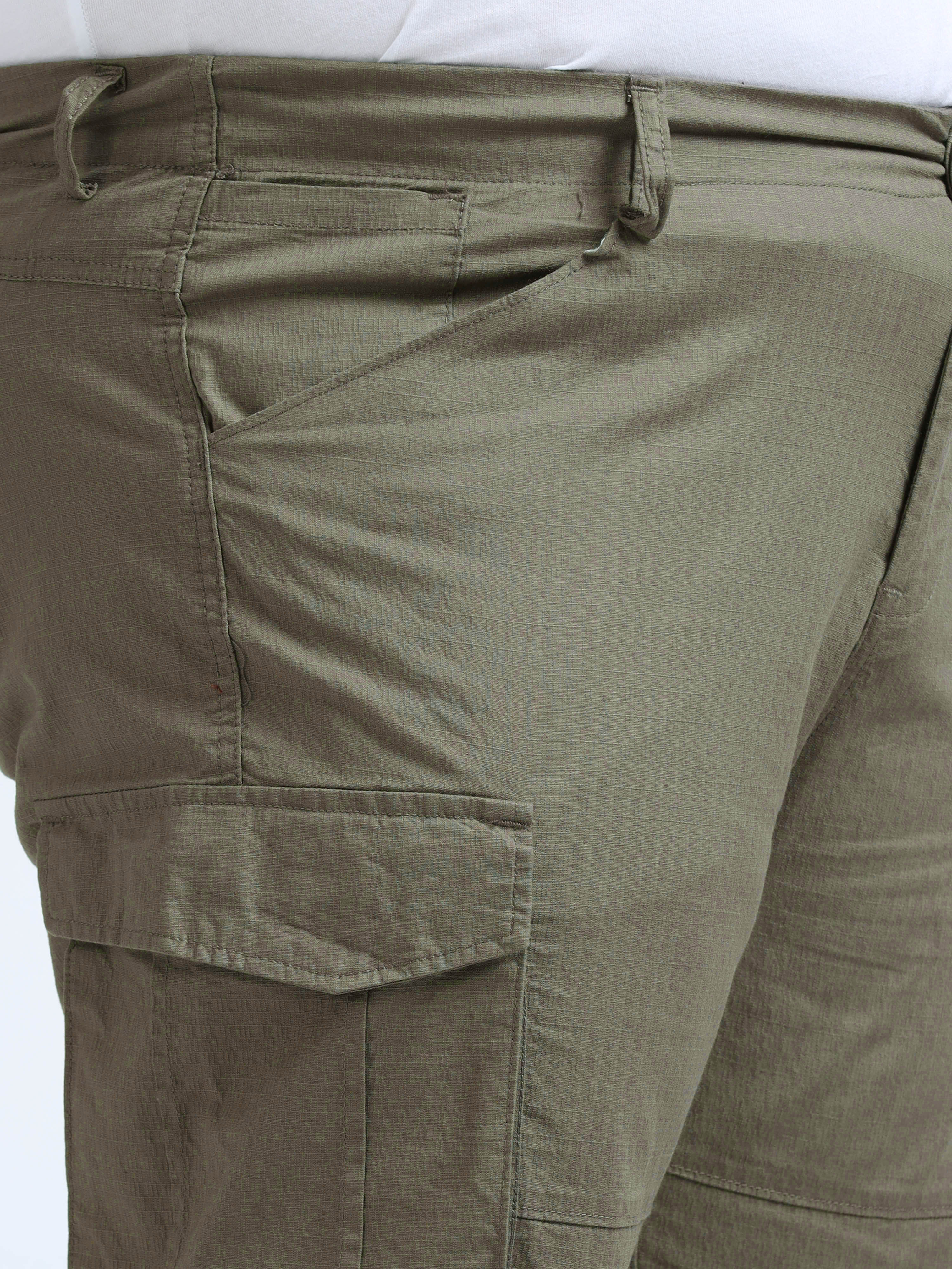 Men Big Boy Ribstop Cargo-Lt Olive