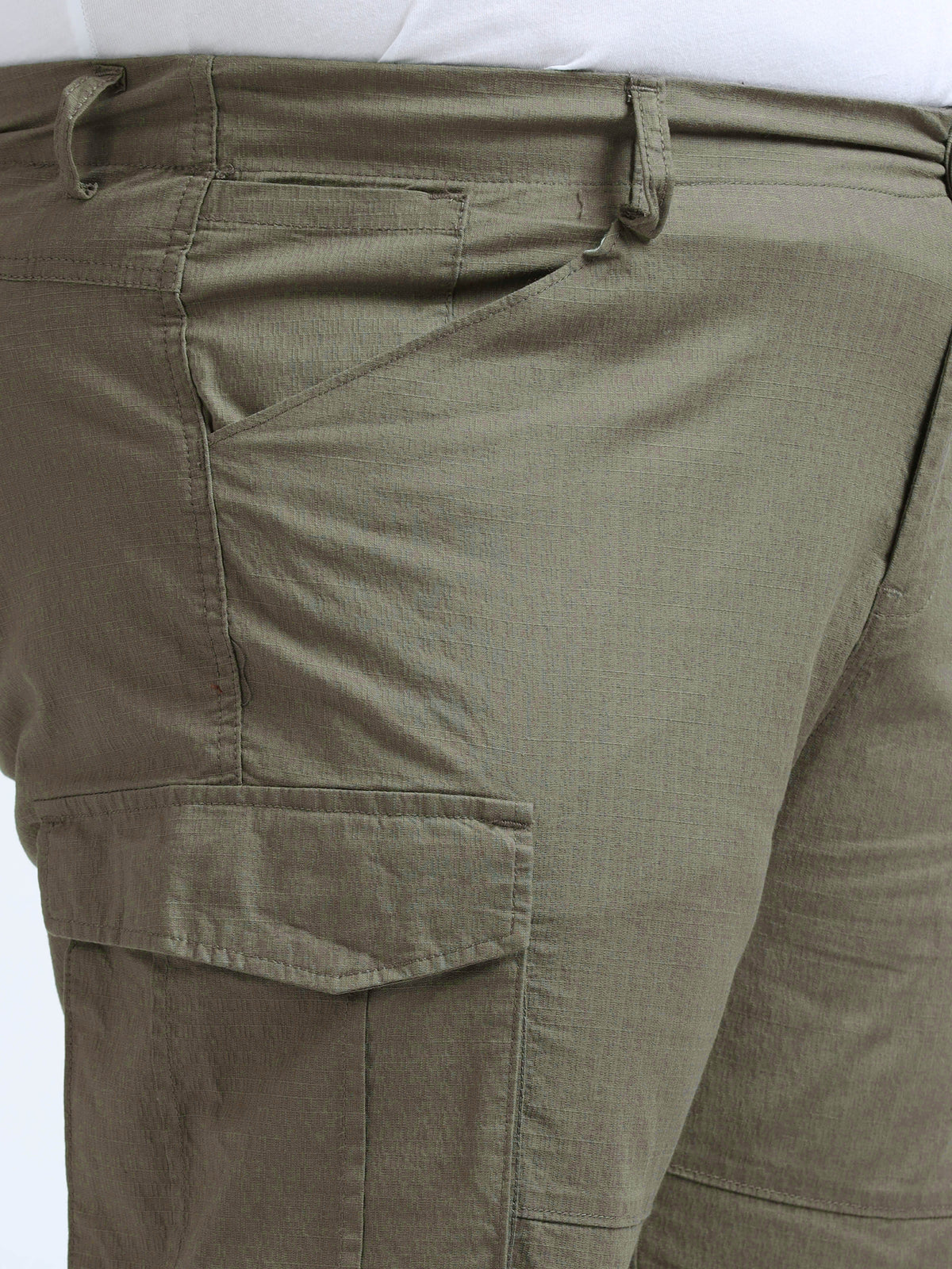 Men Big Boy Ribstop Cargo-Lt Olive