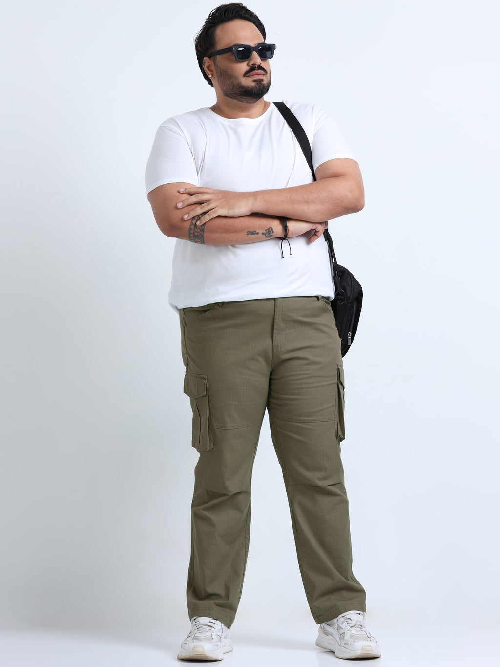 Men Big Boy Ribstop Cargo-Lt Olive