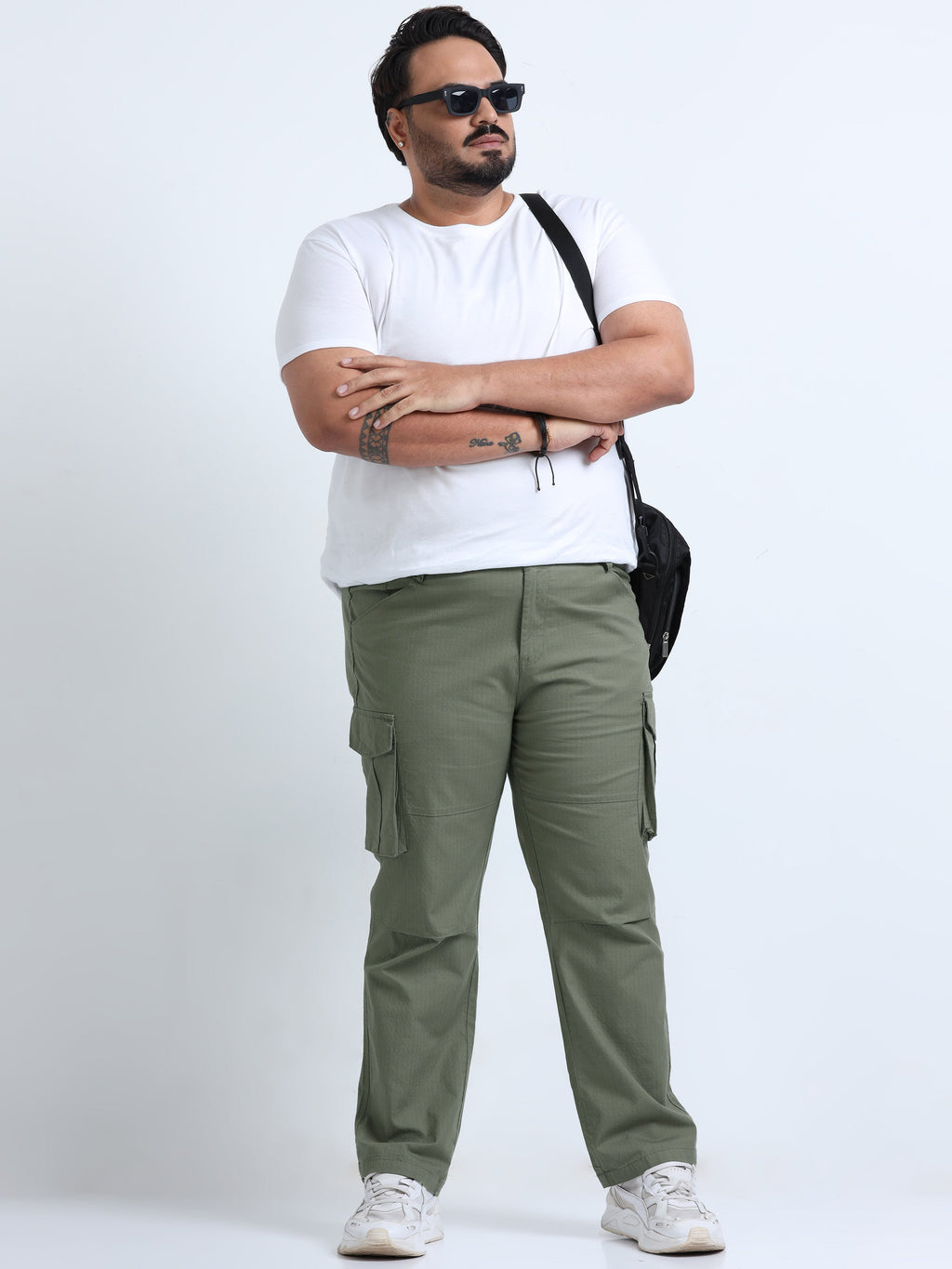 Men Big Boy Ribstop Cargo-Green