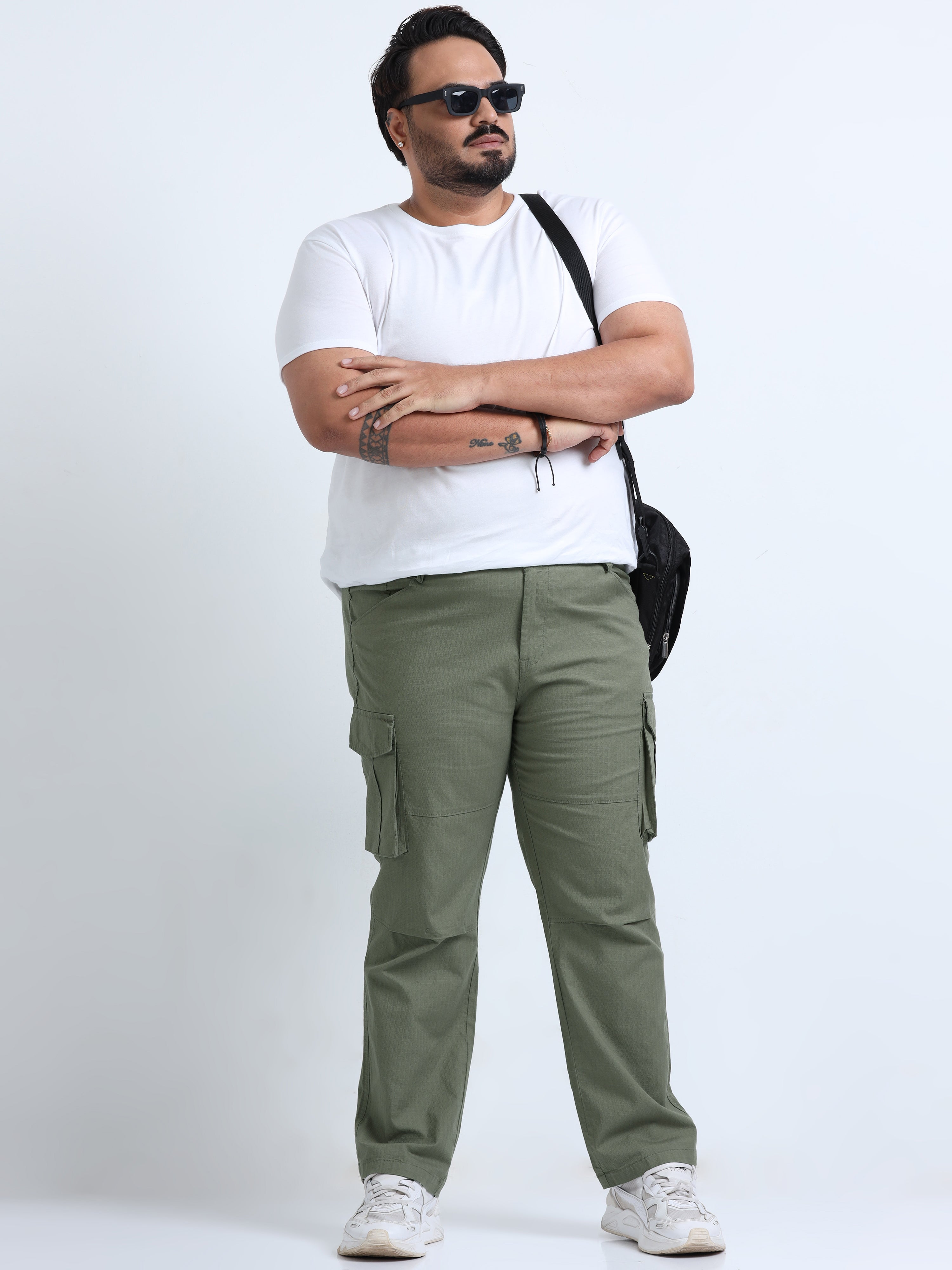 Men Big Boy Ribstop Cargo-Green