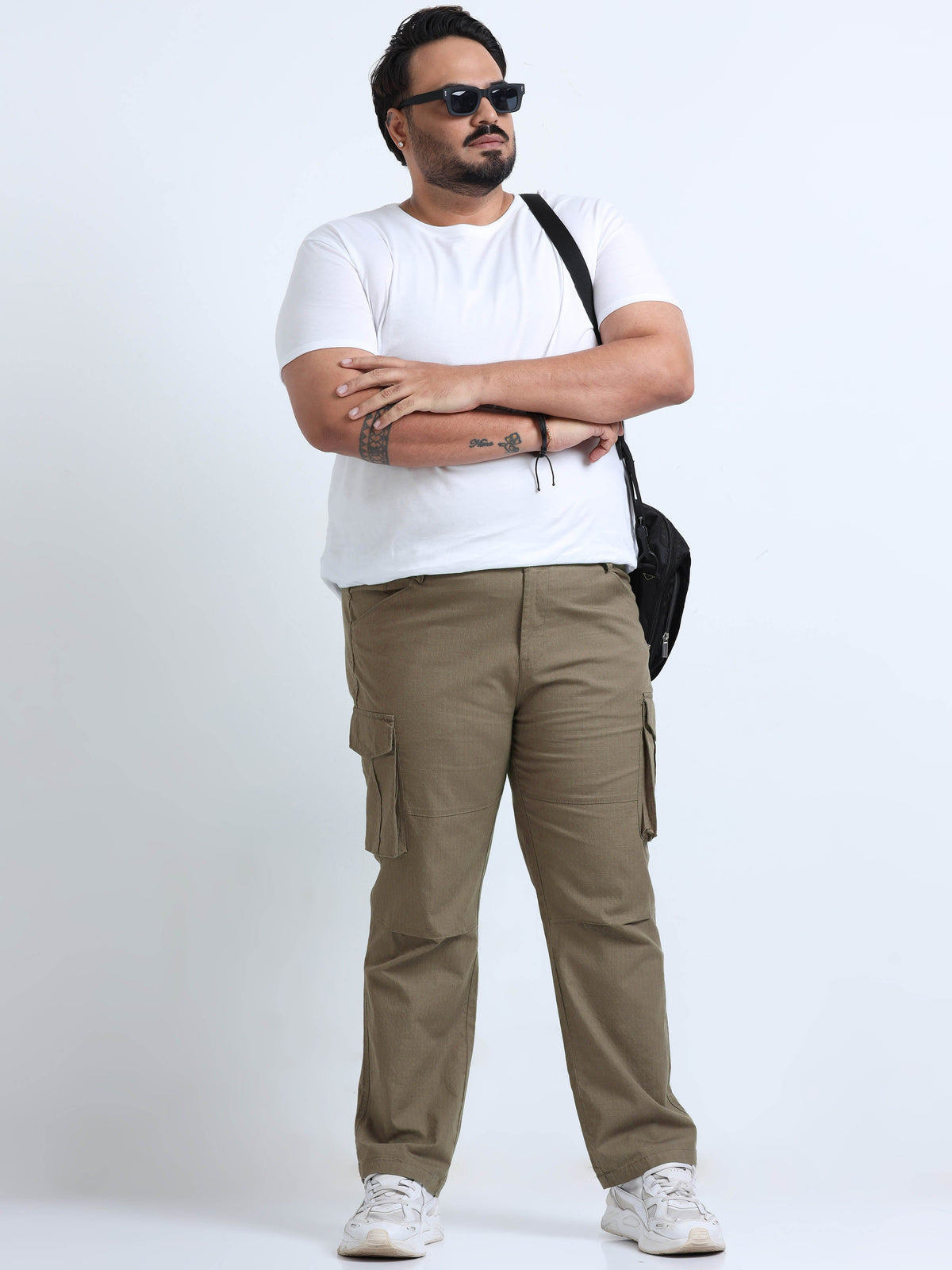 Men Big Boy Ribstop Cargo-Khakhi