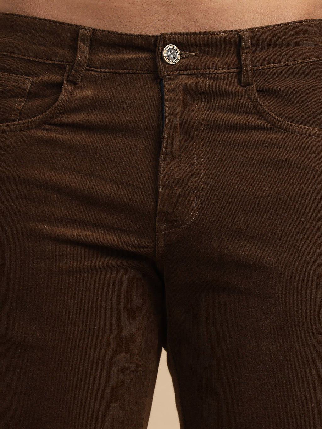 Brown Corduroy Pants Outfit Men