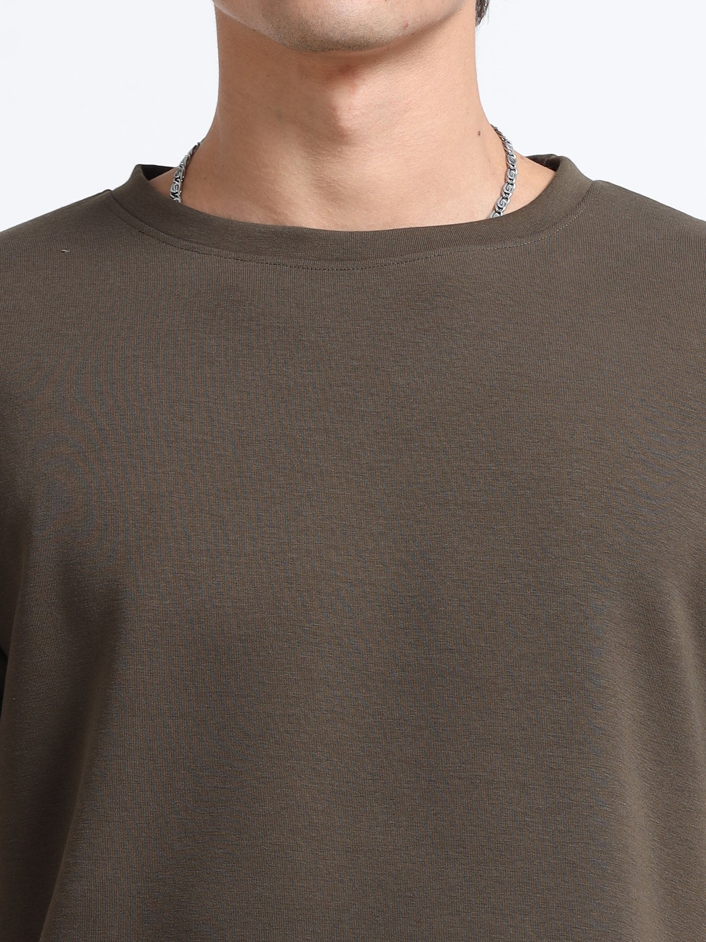 Men’s Olive Co-Ord Set – Soft Knit T-Shirt & Shorts | Everyday Comfort Wear | Casual Athleisure Set