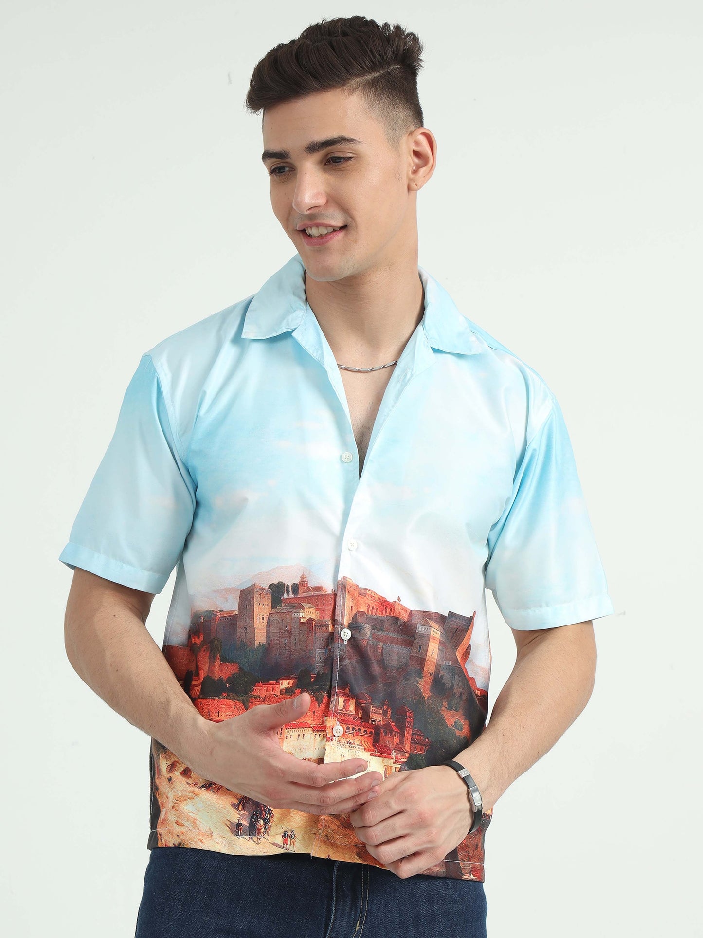 Men Macedonia Oversized Shirt-Macedonia