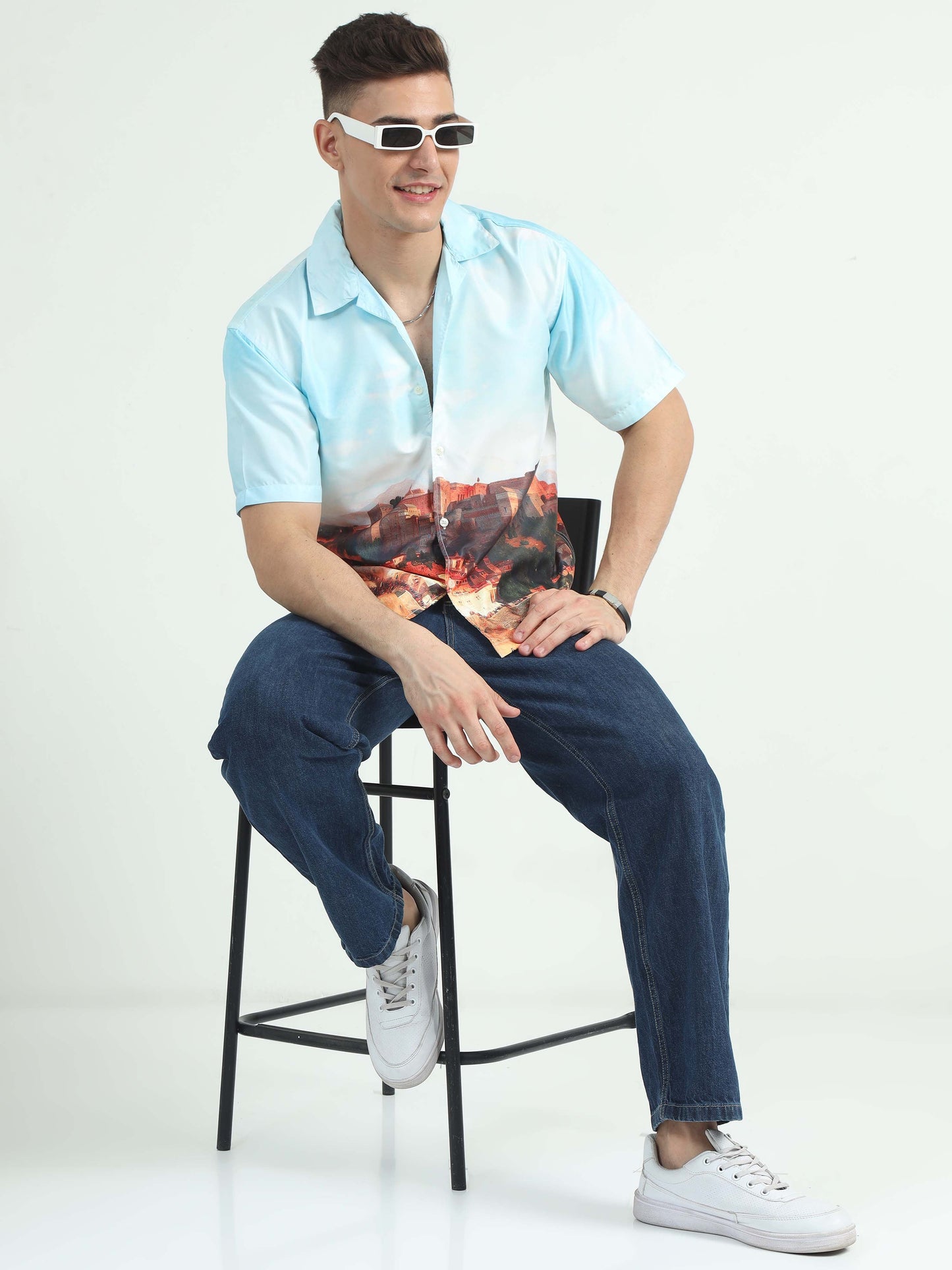 Men Macedonia Oversized Shirt-Macedonia