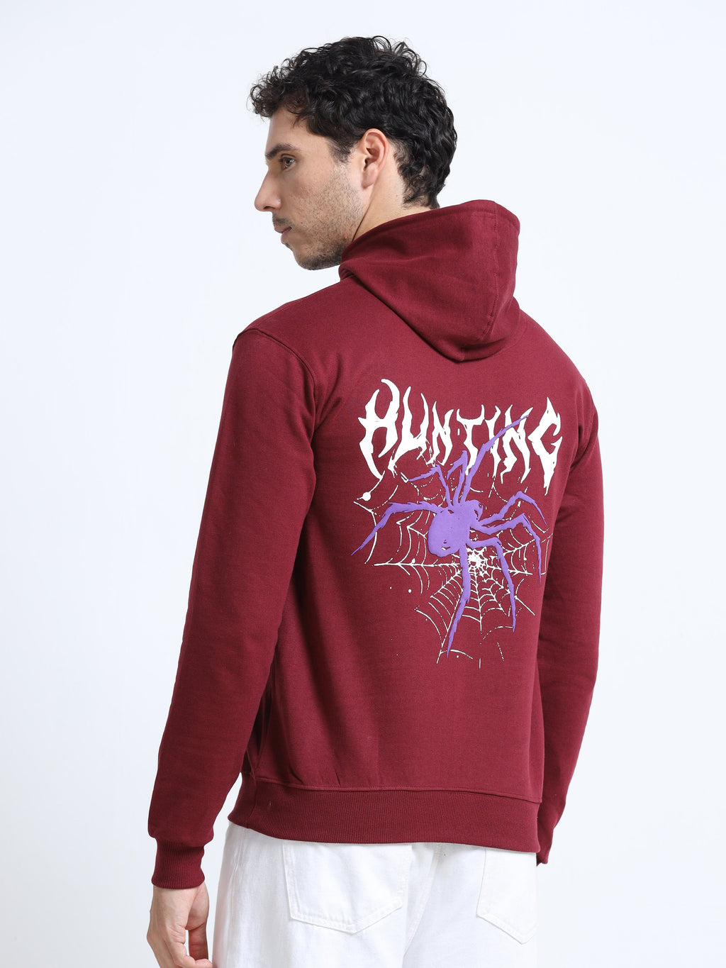 Maroon Hoodie Bio Wash Fleece