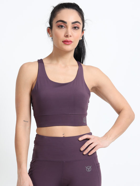 Plum Power Sports Bra