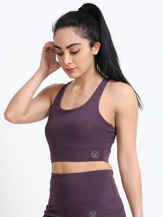 Plum Power Sports Bra