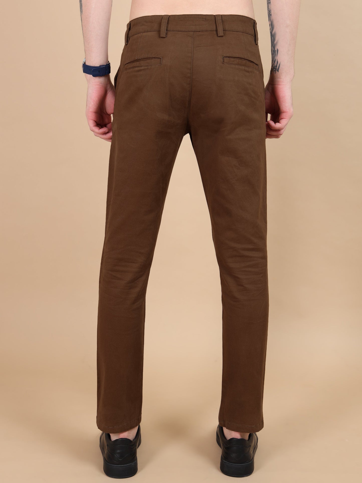 Plus Size Dark Brown ComfiTwill Stretch