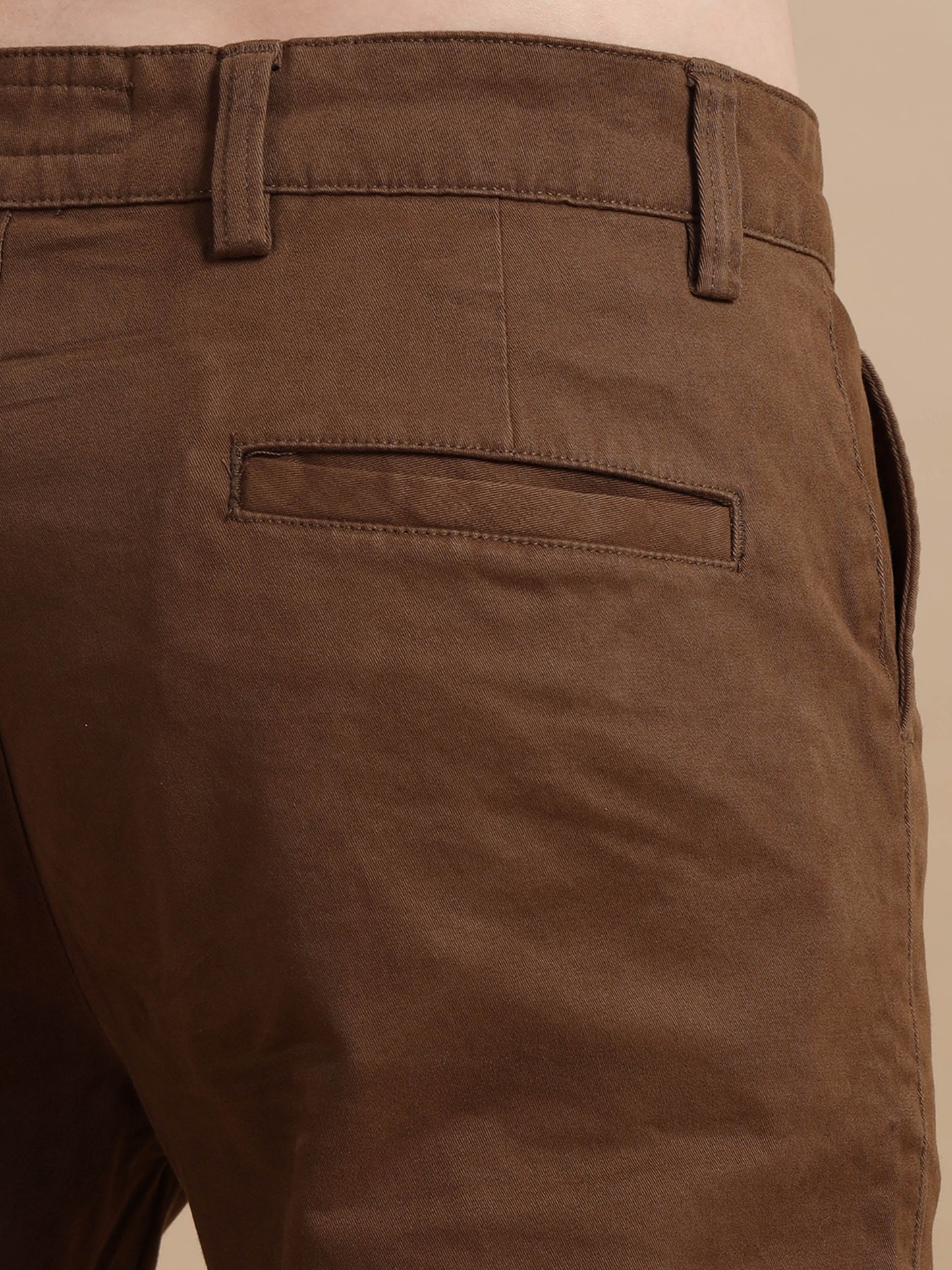 Plus Size Dark Brown ComfiTwill Stretch