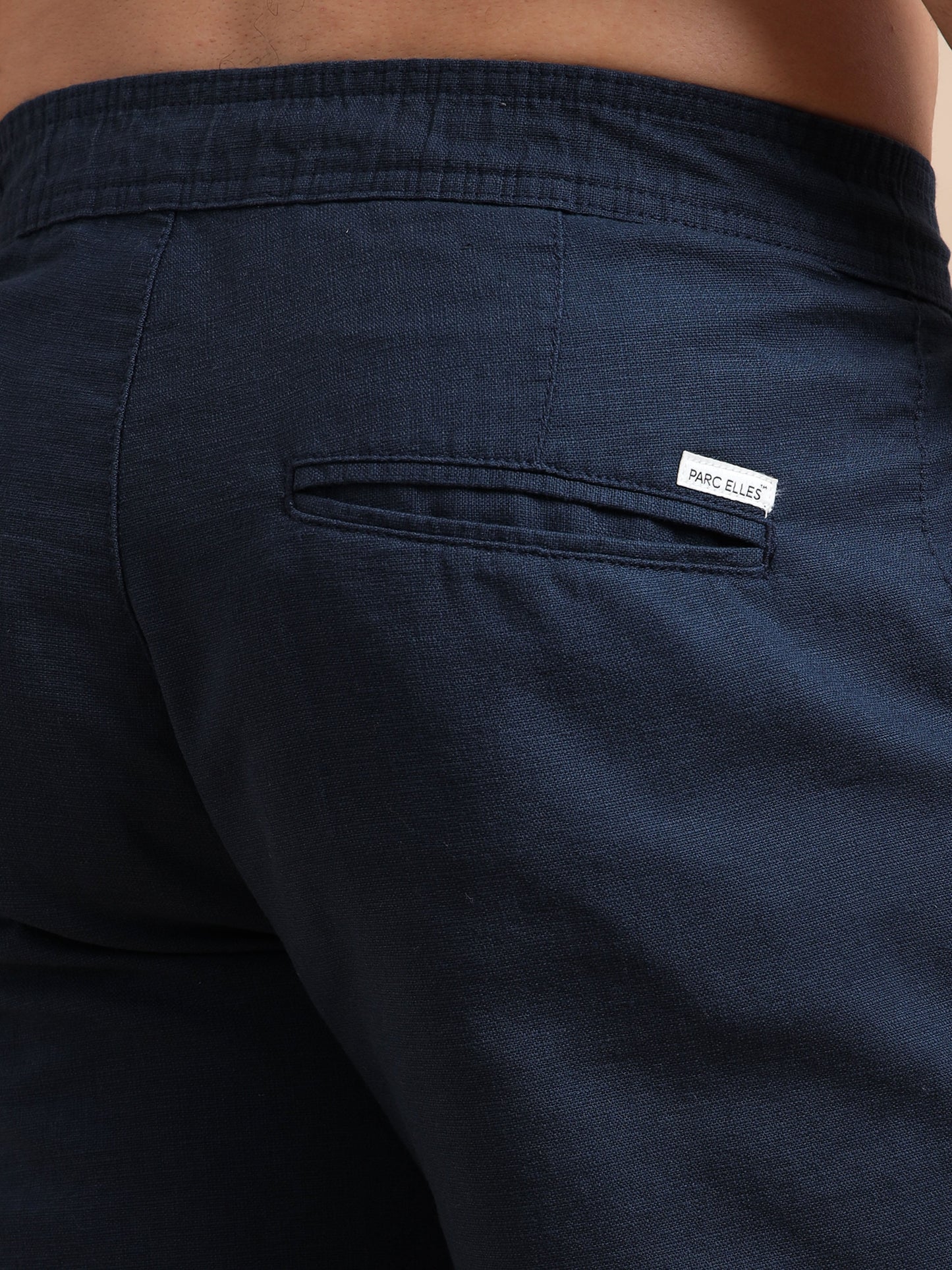 Navy Blue Elite Pleat Trousers